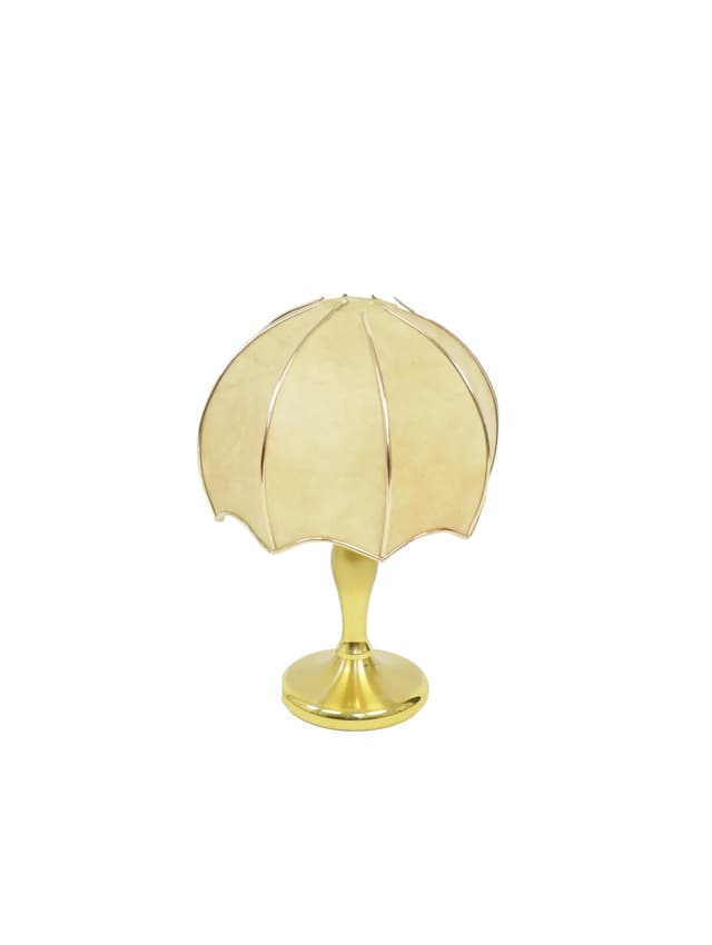 Lampka nocna Space Age, beżowy, plastik, Polska, lata 70. - WYMIARY