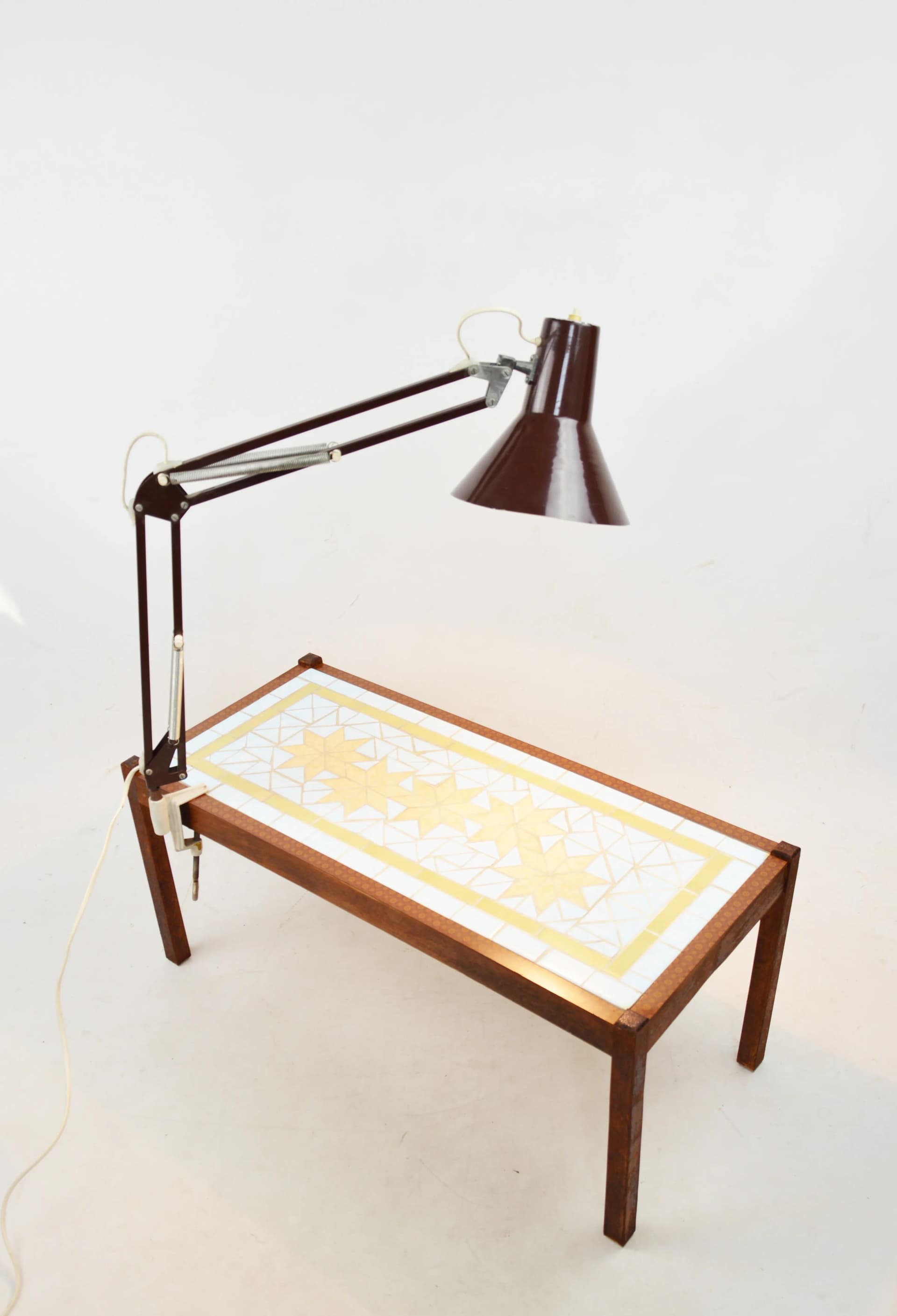 Chandelier, golden brass, Poland, 1970s - 86184