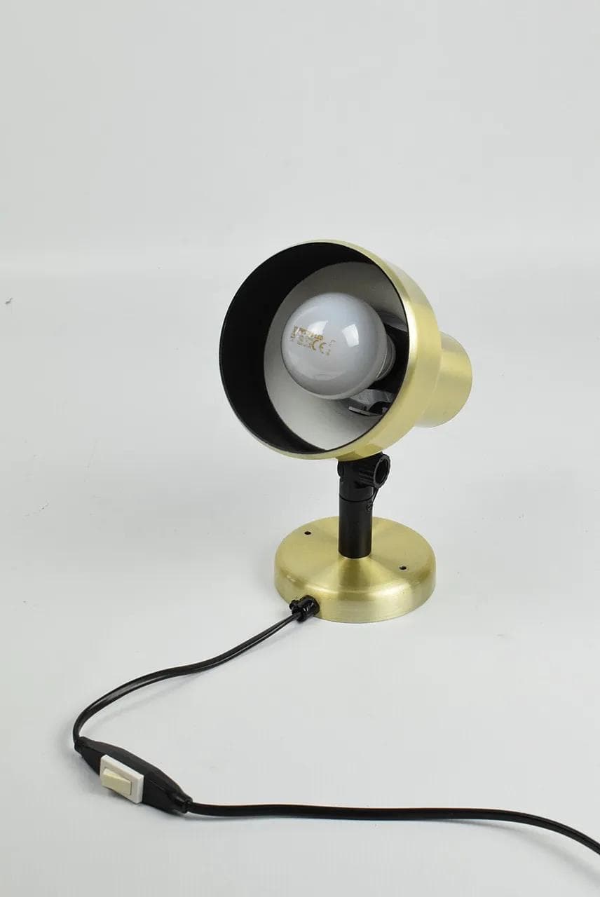 Wall sconce Belid, golden brass, Belid, Sweden, 1970s. - 86138