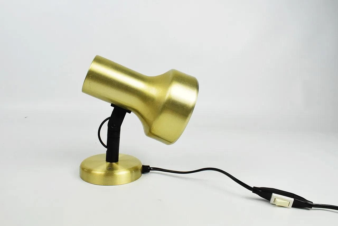 Wall sconce Belid, golden brass, Belid, Sweden, 1970s. - 86140