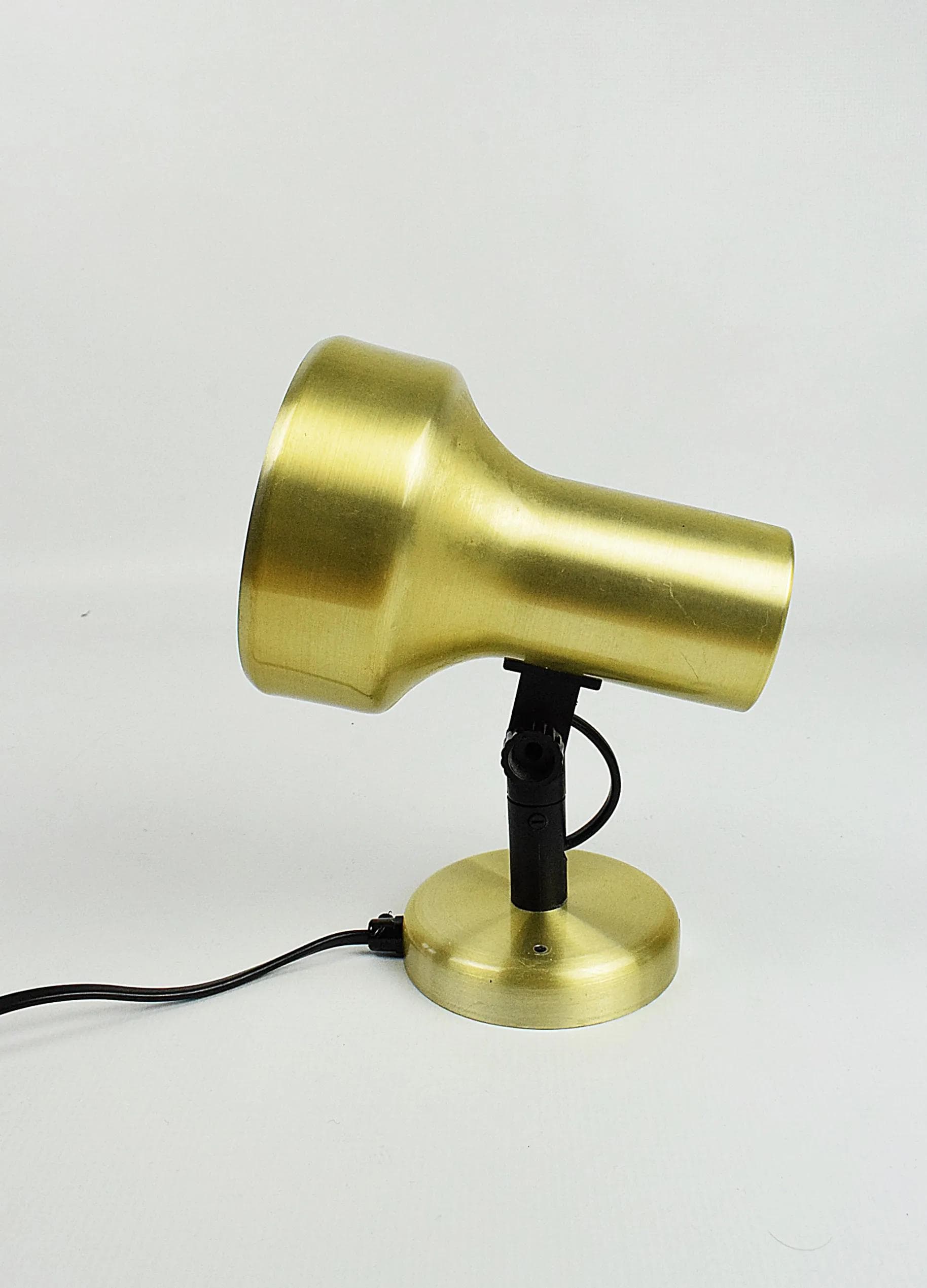 Wall sconce Belid, golden brass, Belid, Sweden, 1970s. - 86136