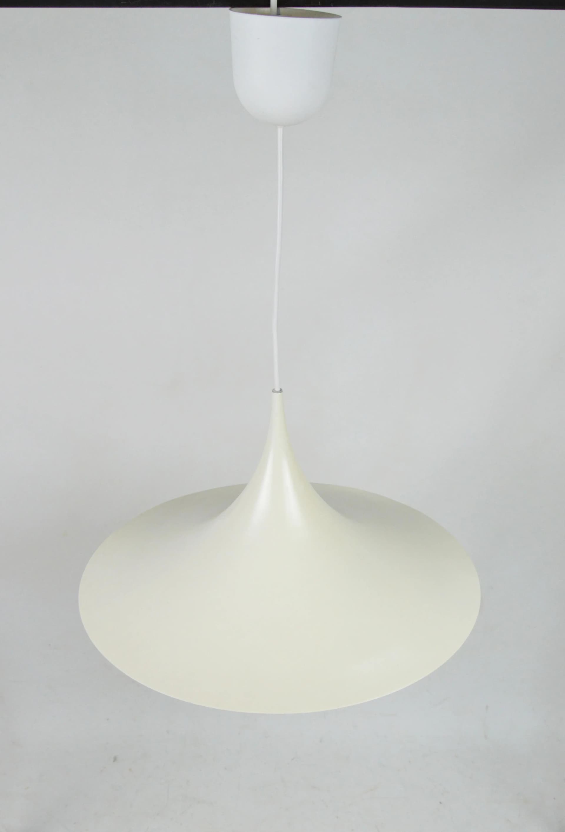 Pendant lamp Semi, white metal, for IKEA, Sweden, 1980s. - 86082
