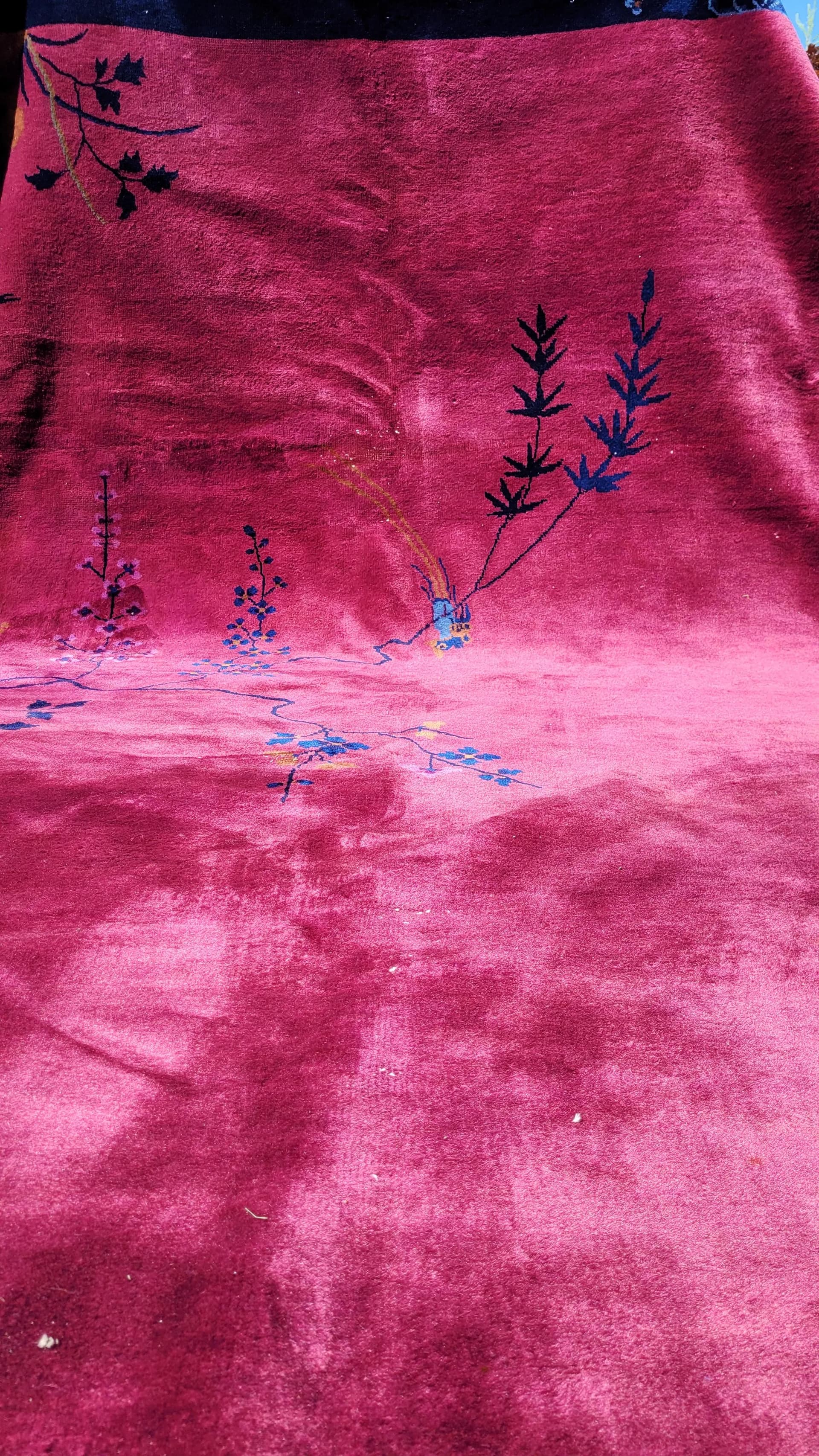 Dywan Art Deco, multikolor, wełna, Chiny, lata 20., 270x350 cm - 88639