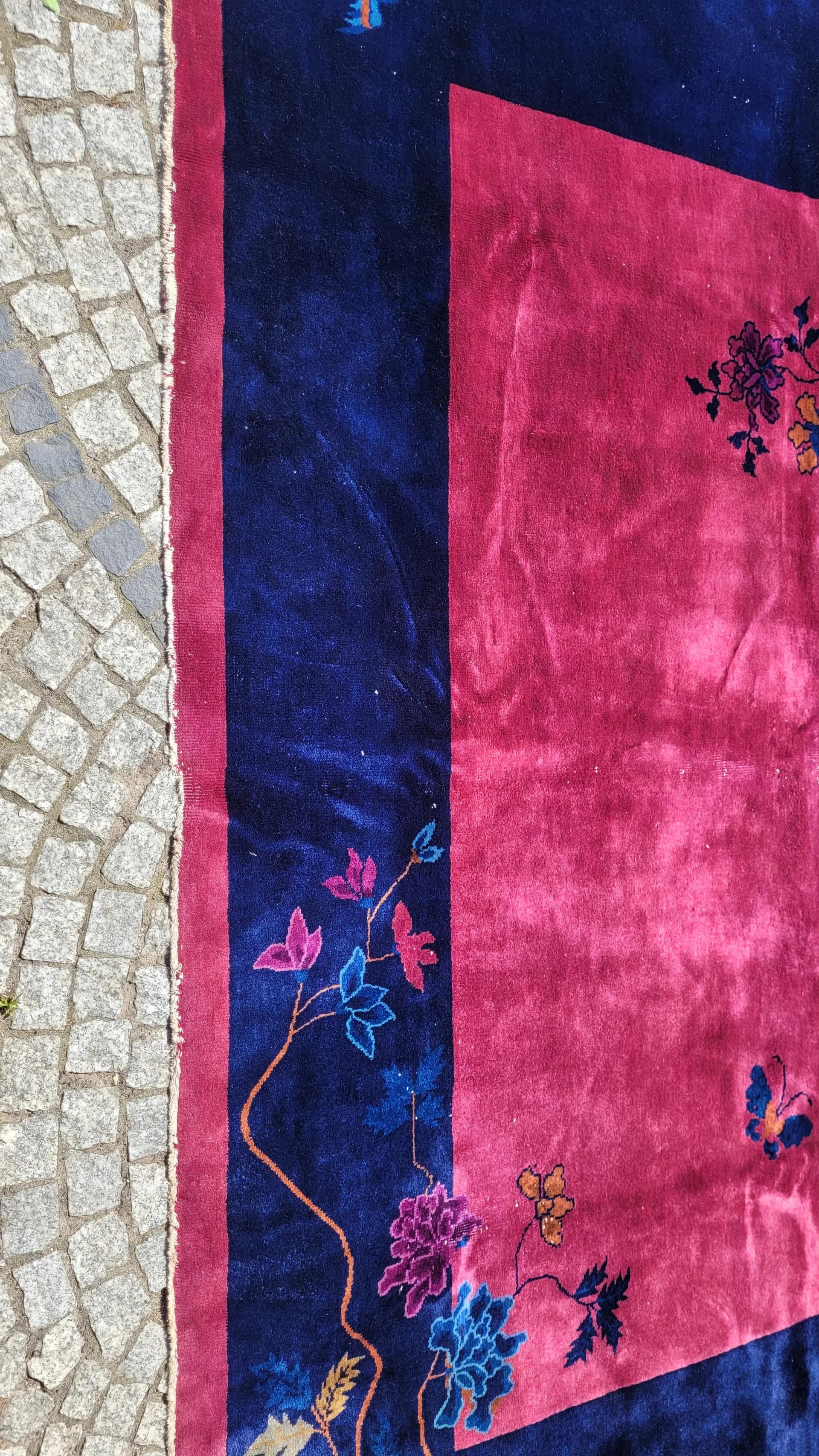 Dywan Art Deco, multikolor, wełna, Chiny, lata 20., 270x350 cm - 88635