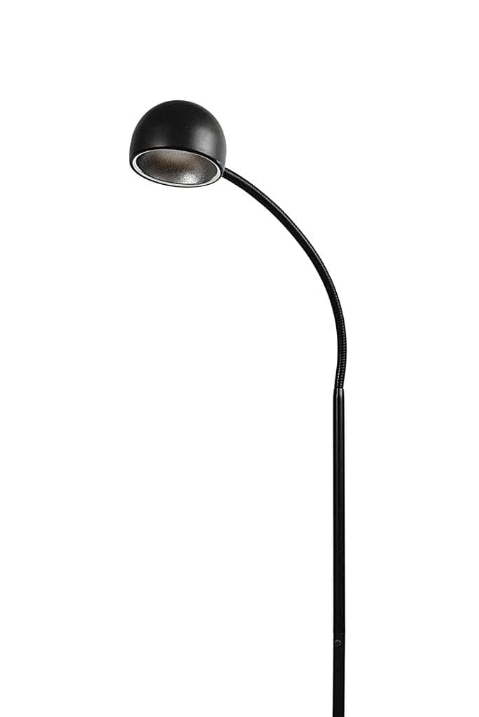 Lampa podłogowa, metal czarny, Polska, lata 80. - 86069