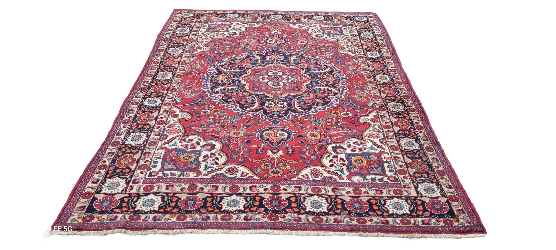 Dywan Heriz 225x330 cm, czerwony, wełna, Iran, początek XX w.