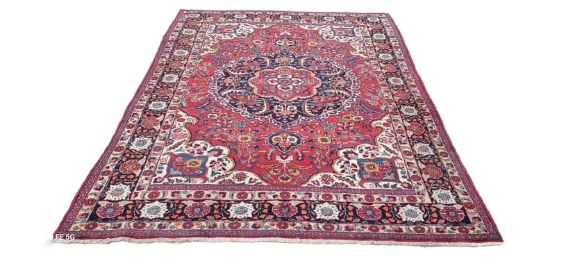 Dywan Heriz 225x330 cm, czerwony, wełna, Iran, początek XX w.