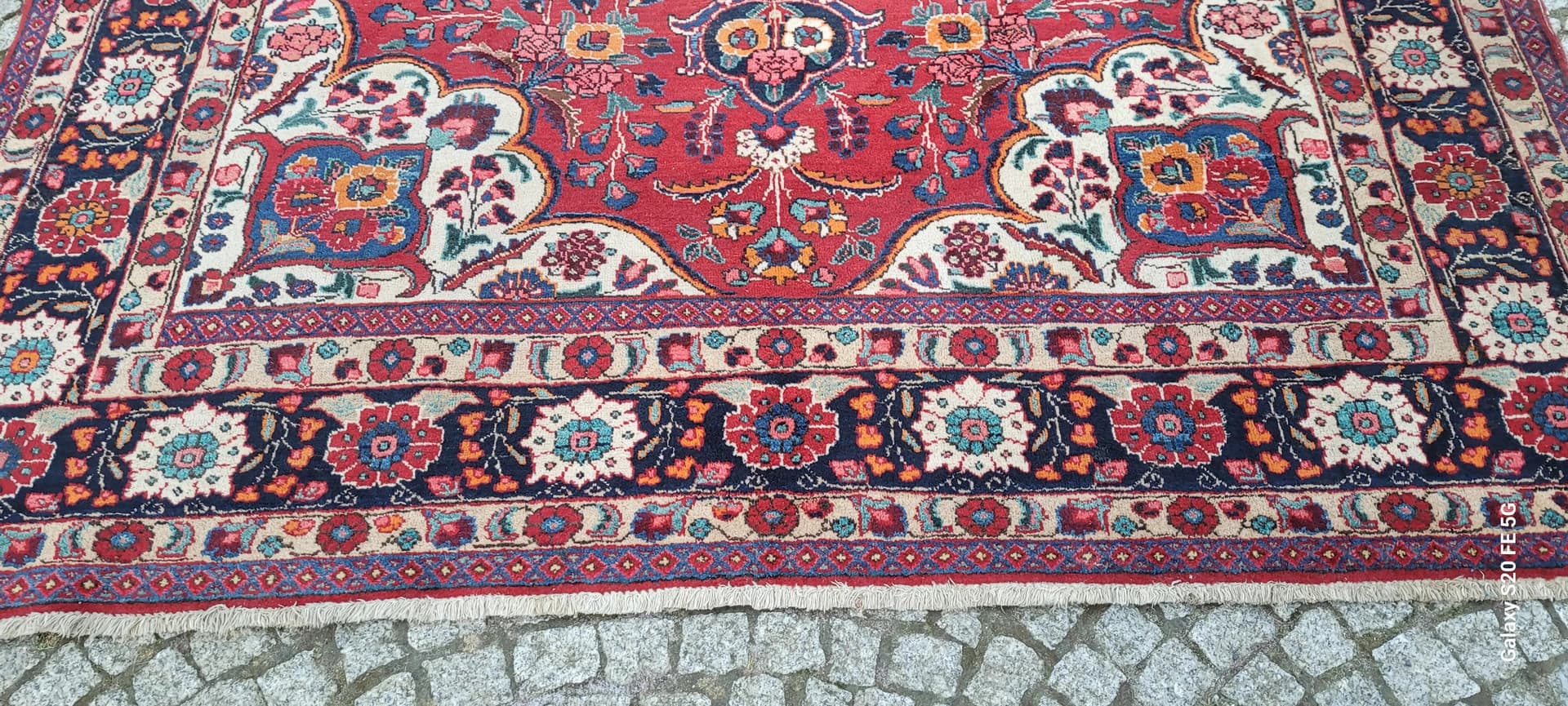 Dywan Heriz 225x330 cm, czerwony, wełna, Iran, początek XX w. - 88570