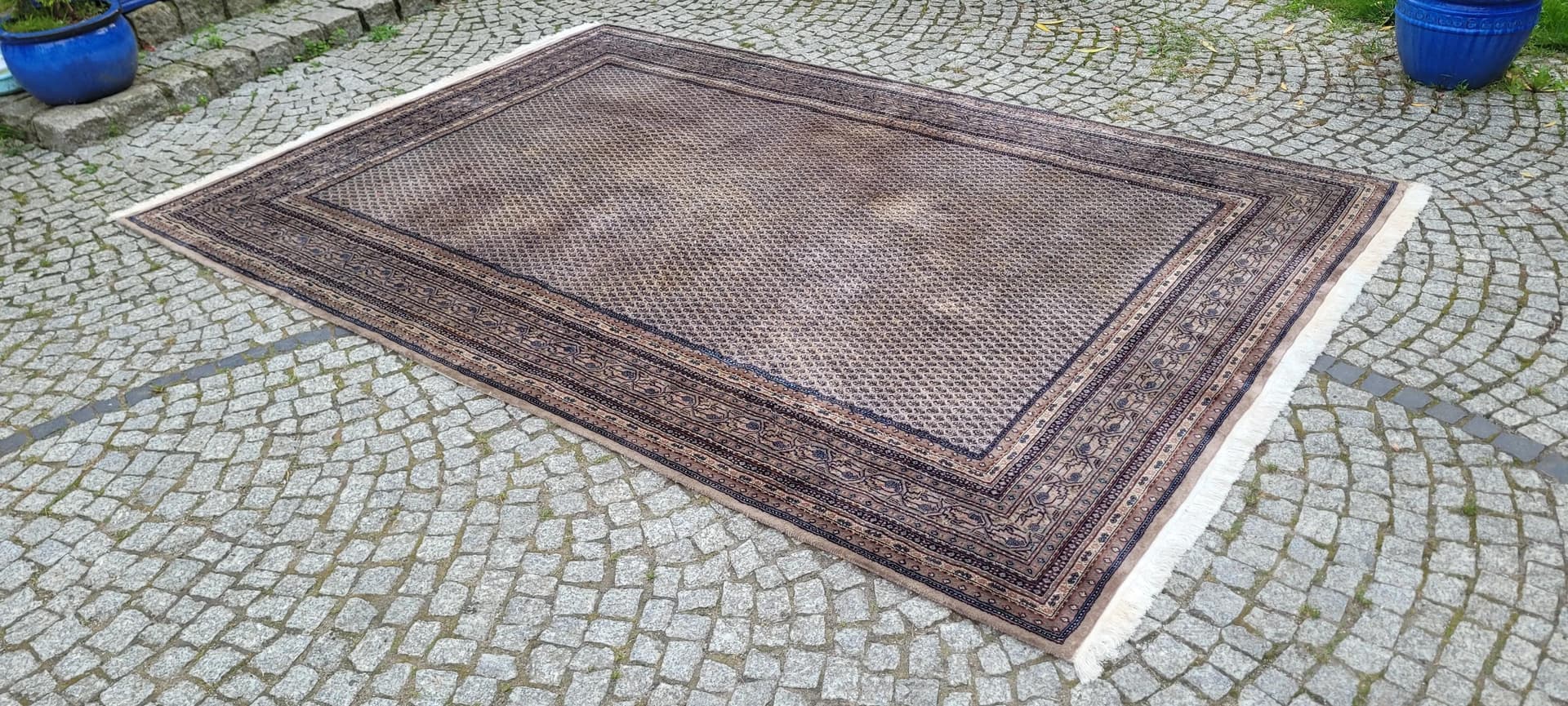 Dywan Sarough, 200x310 cm, brązowy, wełna, Iran, początek XX w. - 88517