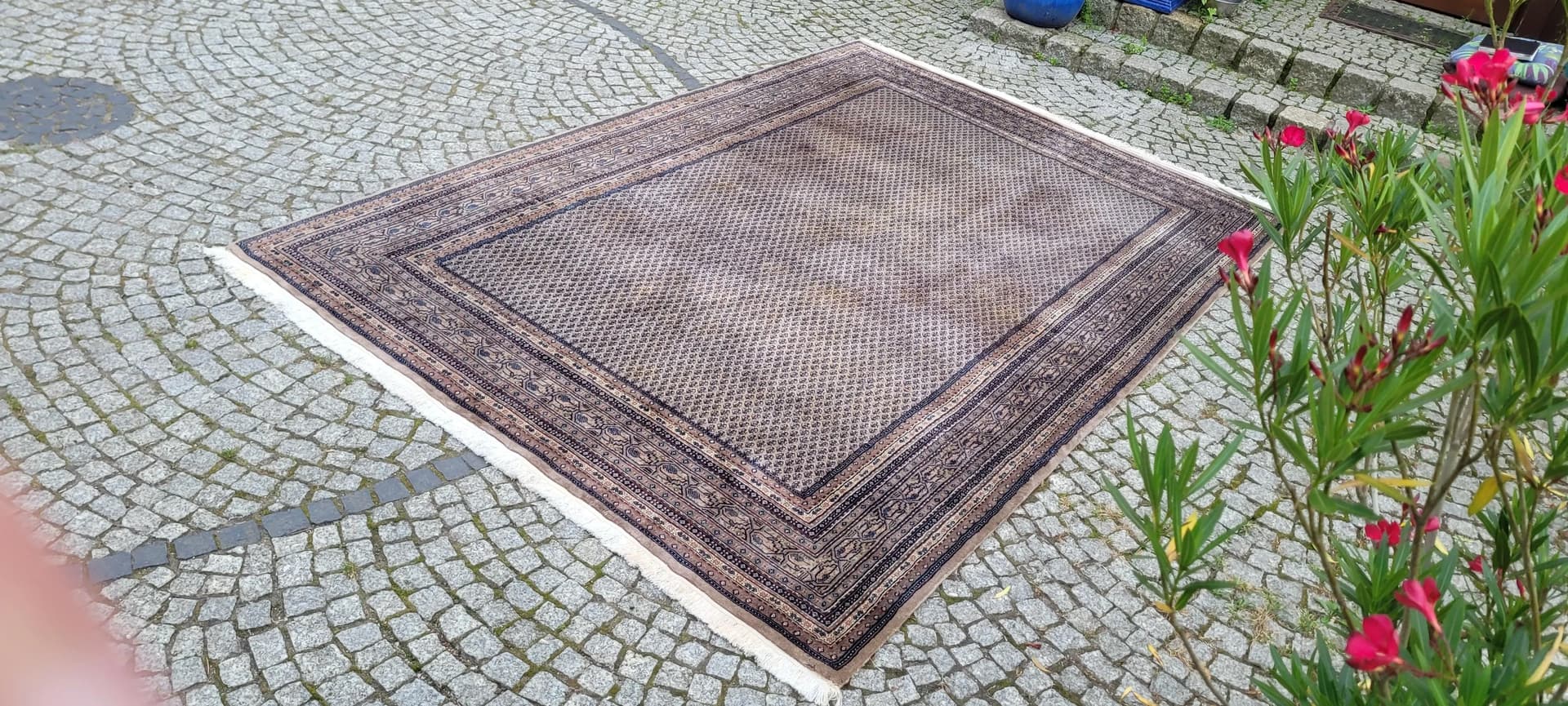 Dywan Sarough, 200x310 cm, brązowy, wełna, Iran, początek XX w. - 88514