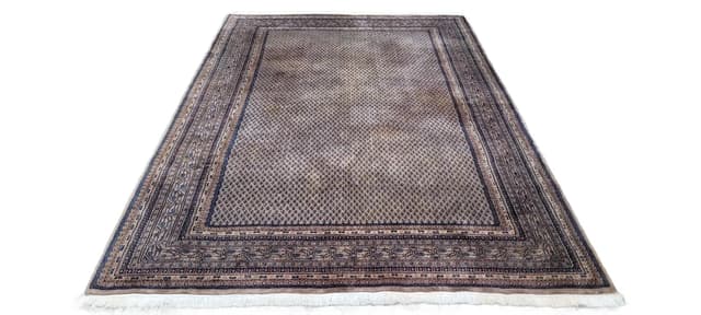 Dywan Sarough, 200x310 cm, brązowy, wełna, Iran, początek XX w. - WYMIARY