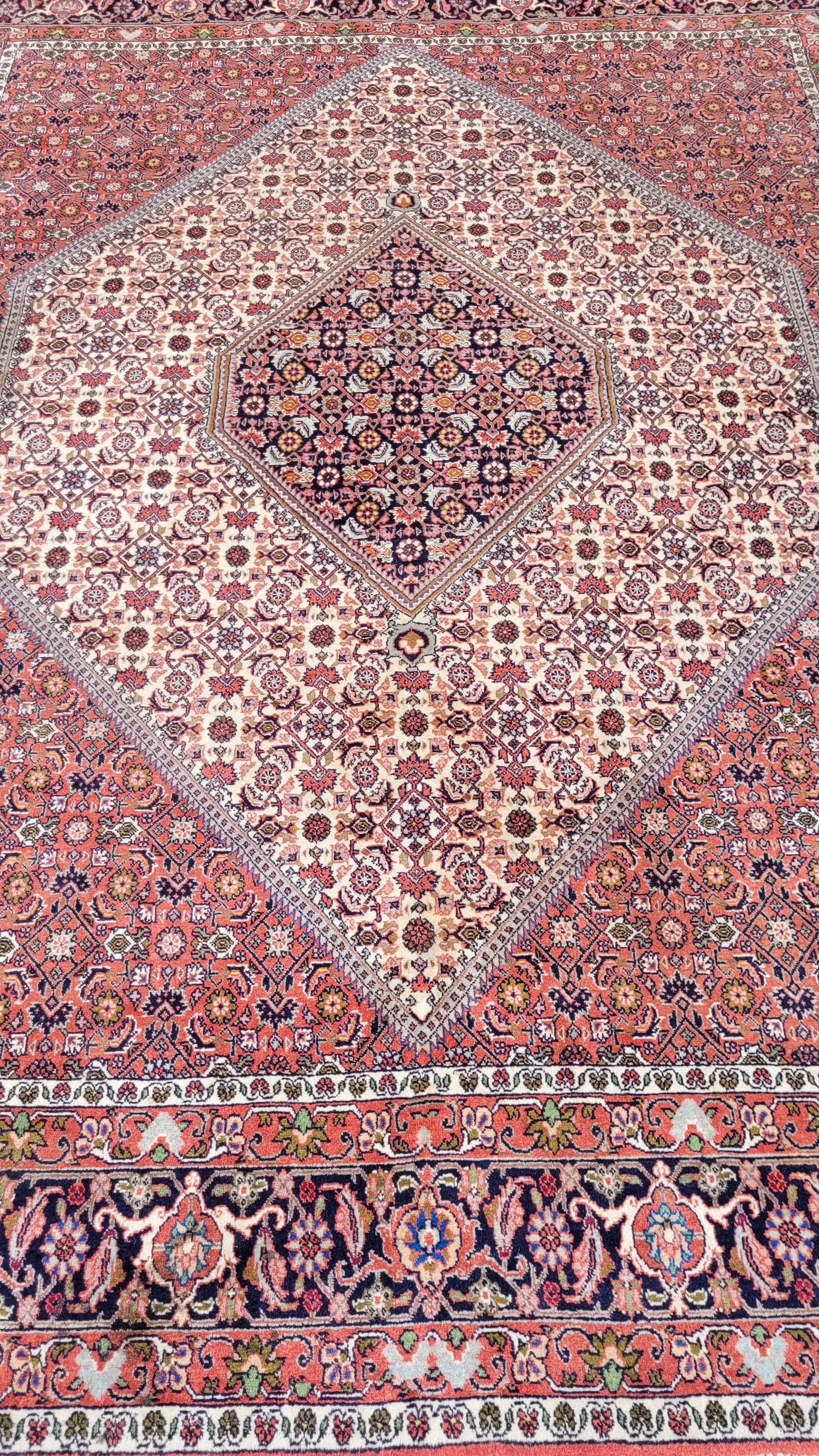 Dywan Bidjar Takab, czerwony, wełna, Iran, 205x270 cm - 88505