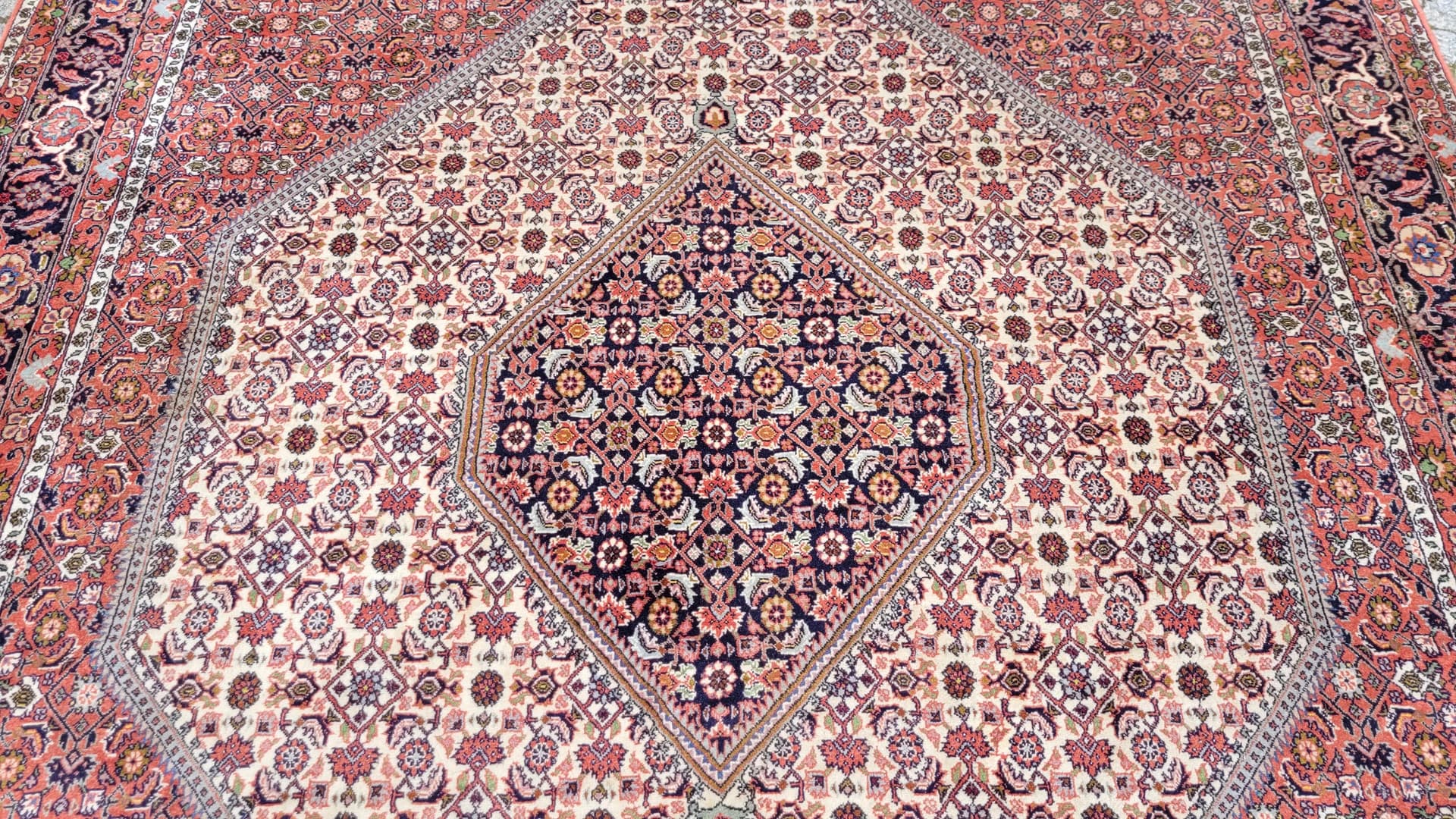 Dywan Bidjar Takab, czerwony, wełna, Iran, 205x270 cm - 88508