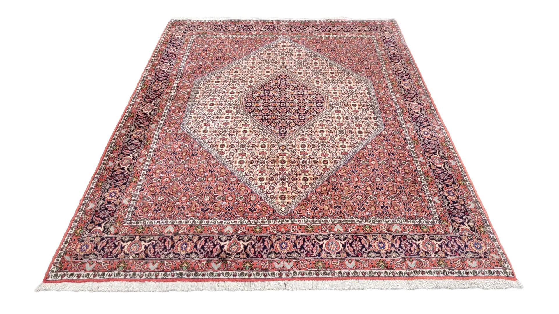 Dywan Bidjar Takab, czerwony, wełna, Iran, 205x270 cm