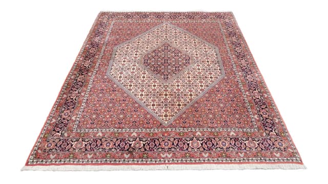 Dywan Bidjar Takab, czerwony, wełna, Iran, 205x270 cm - WYMIARY