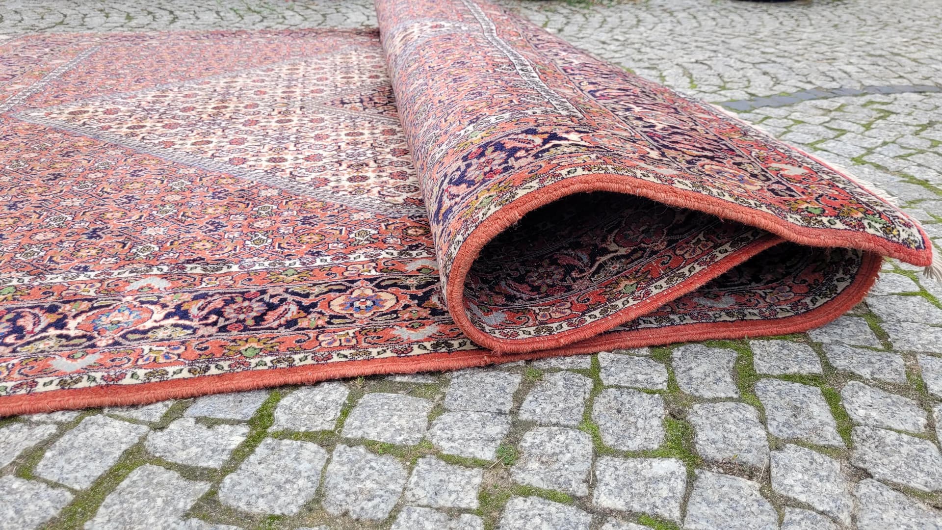 Dywan Bidjar Takab, czerwony, wełna, Iran, 205x270 cm - 88506