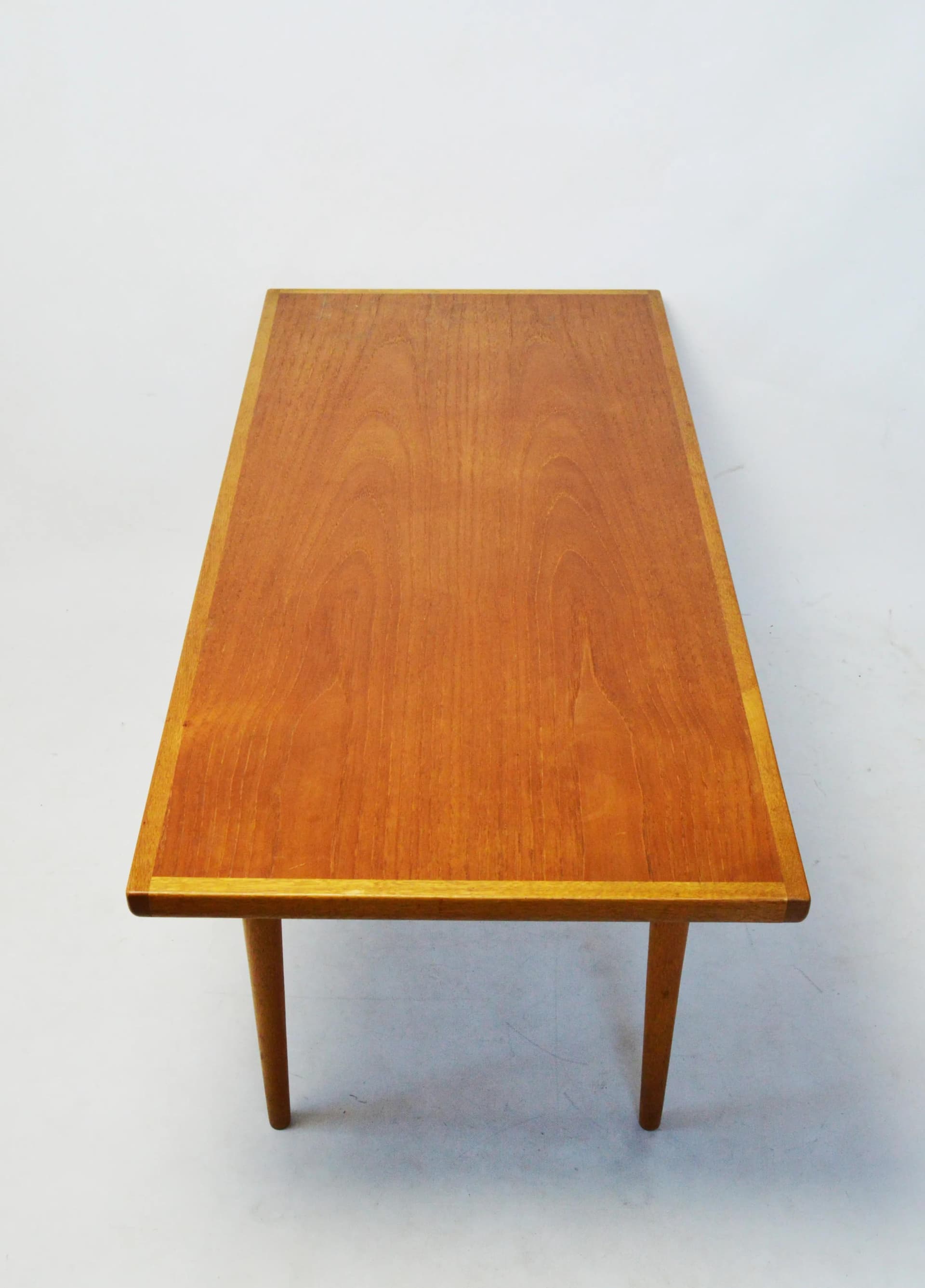 Coffee table, brown teak, Sweden, 1970s. - 85882