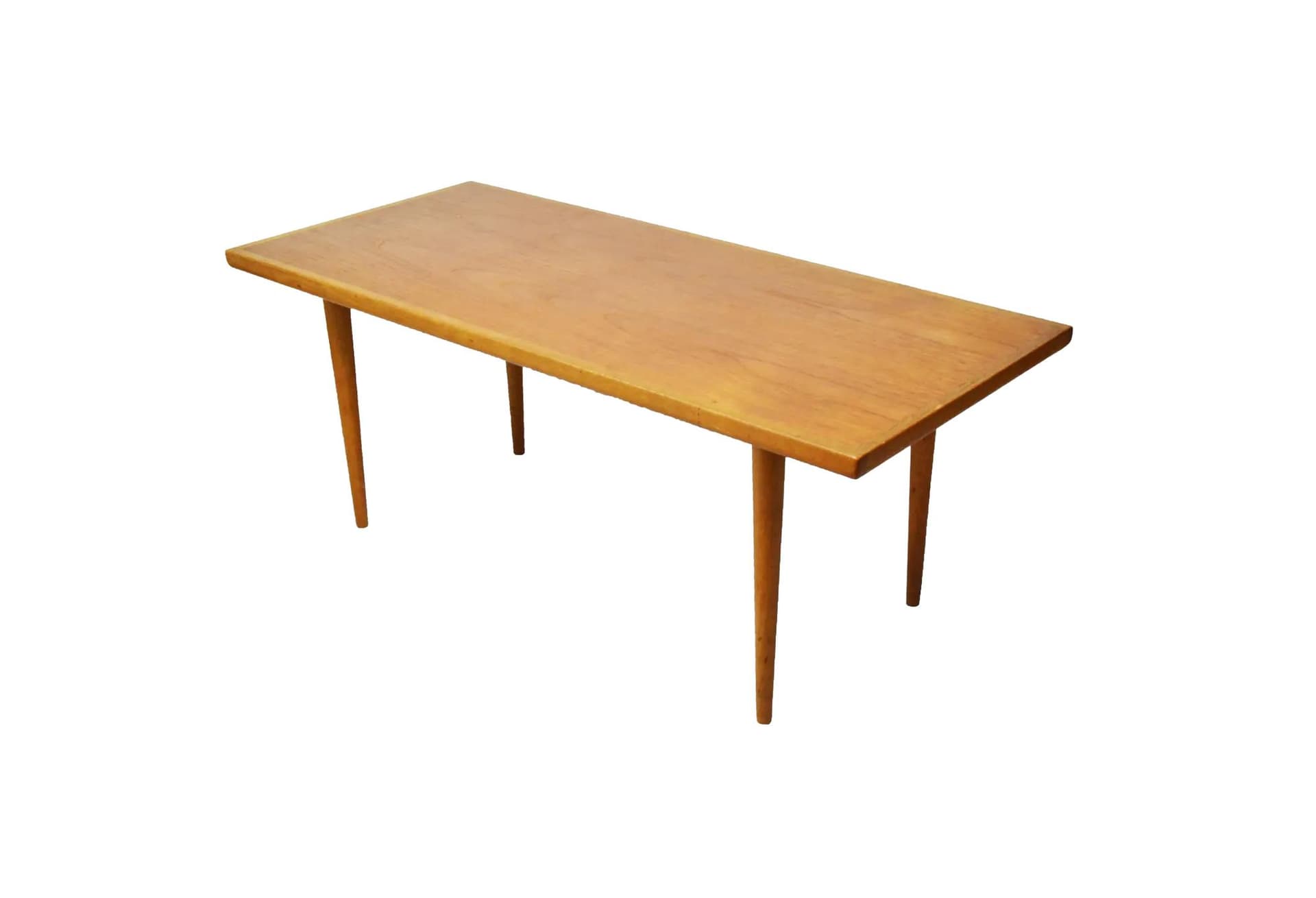 Coffee table, brown teak, Sweden, 1970s.