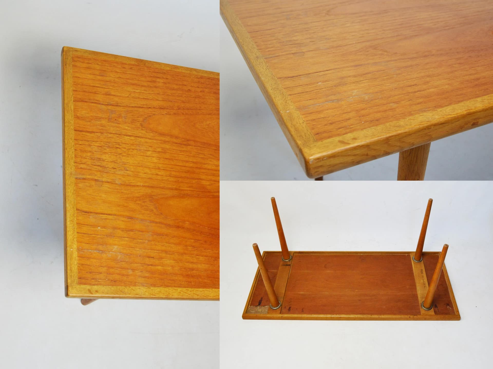 Coffee table, brown teak, Sweden, 1970s. - 85885