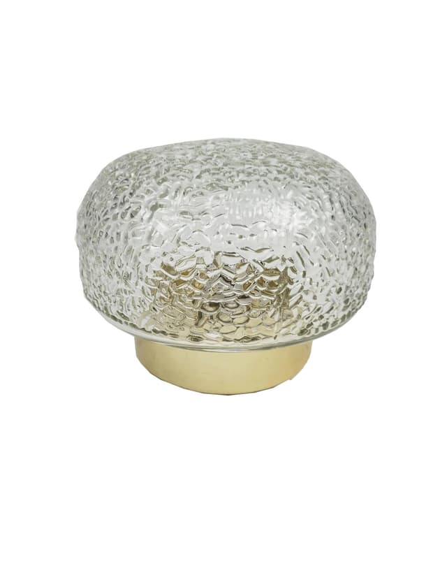 Ceiling light, transparent glass, Poland, 1970s. - DIMENSION