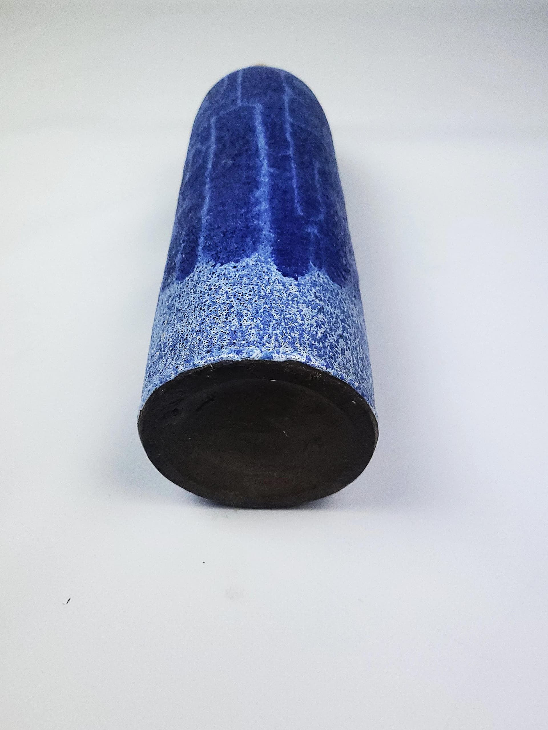 Butelka Fat Lava, kobaltowa, kamionka, Niemcy, lata 70. - 85744