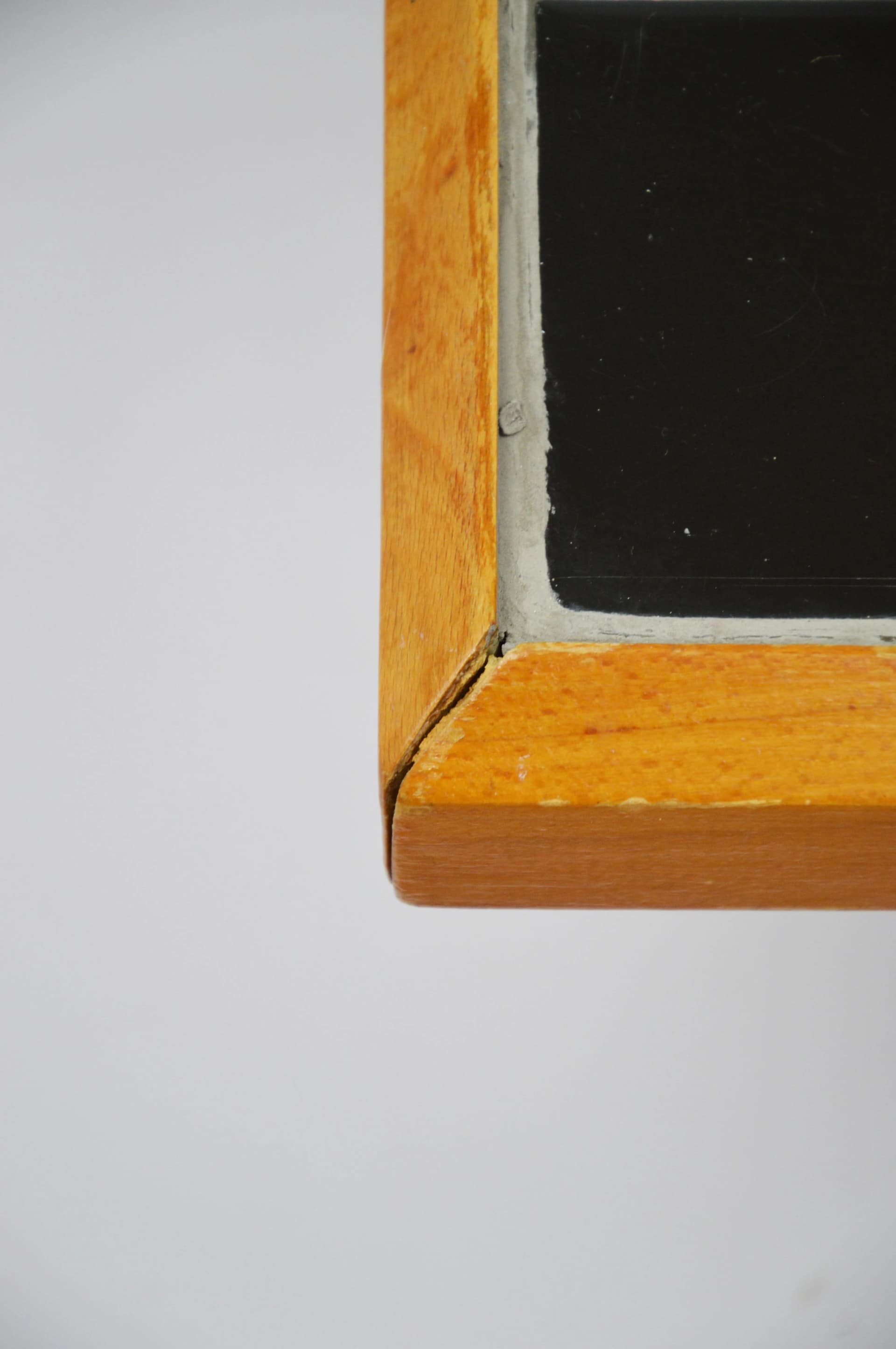 Coffee Table, black, ceramics, wood, Poland, 1970s. - 85736