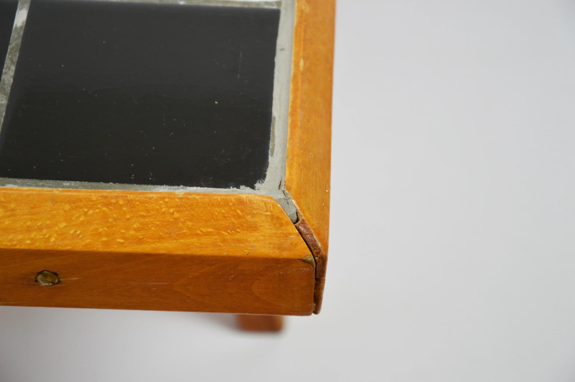 Coffee Table, black, ceramics, wood, Poland, 1970s. - 85737