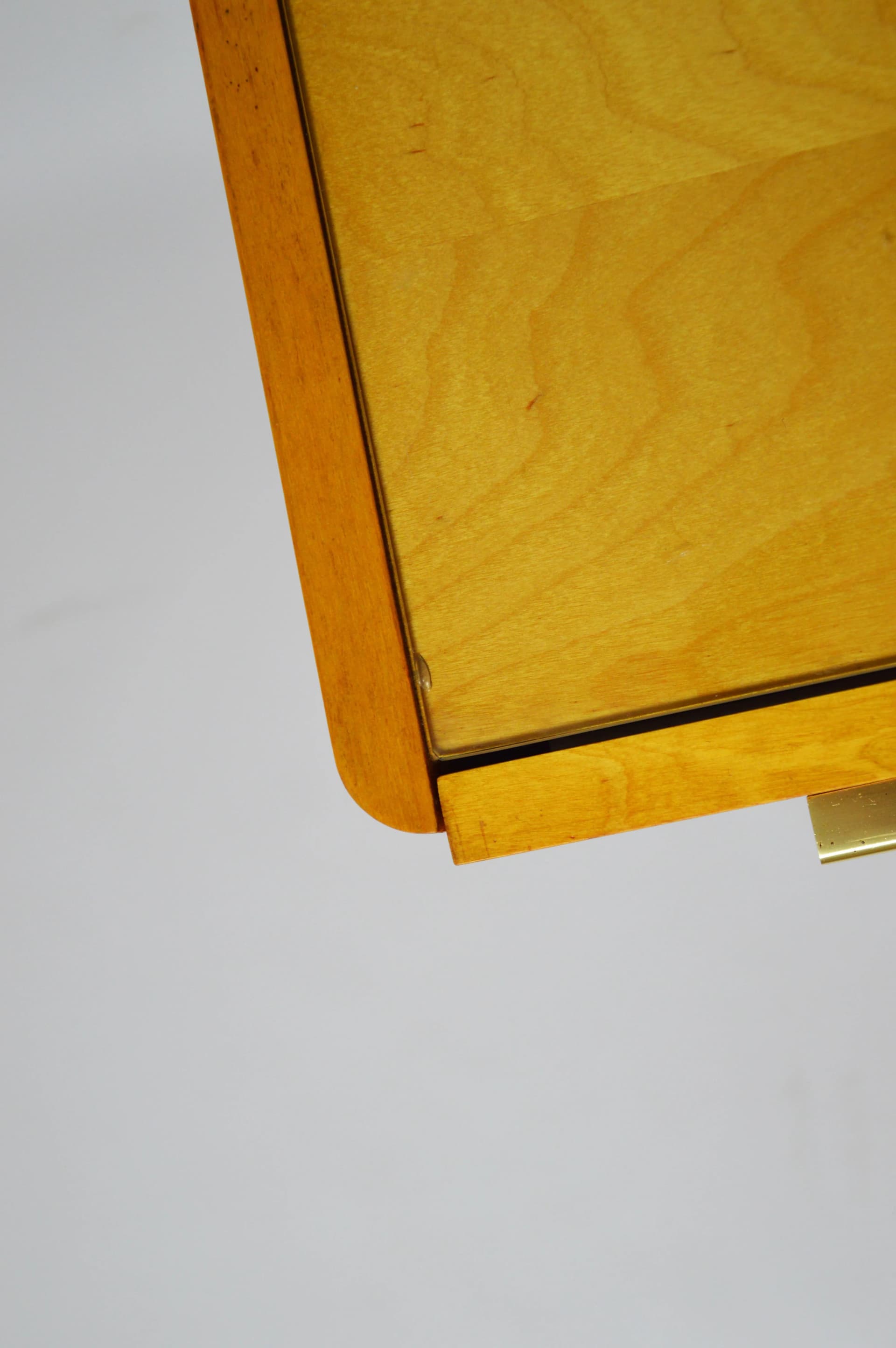 Komoda, brązowy jasny, drewno, Polska, lata 70. - 85722