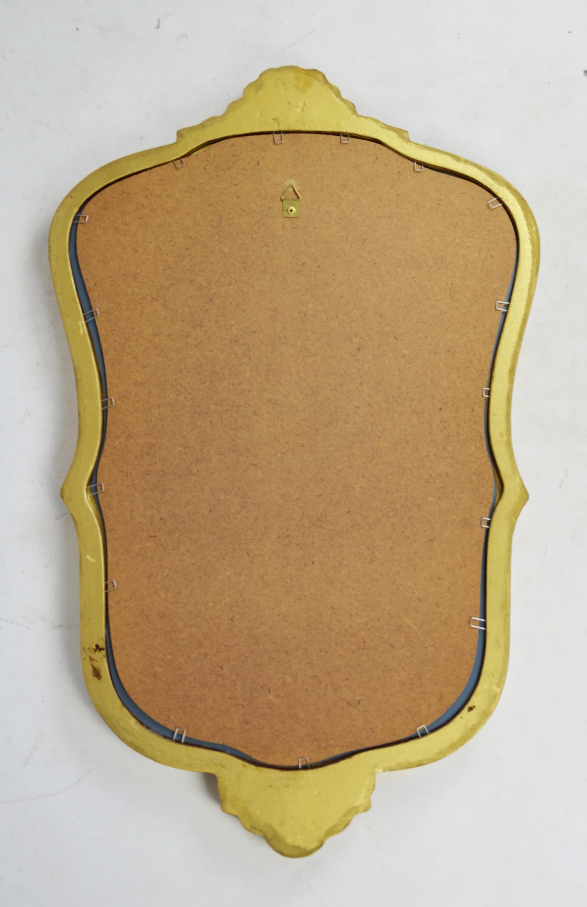 Wall mirror, rococo, golden wood, Poland, 1970s - 85703