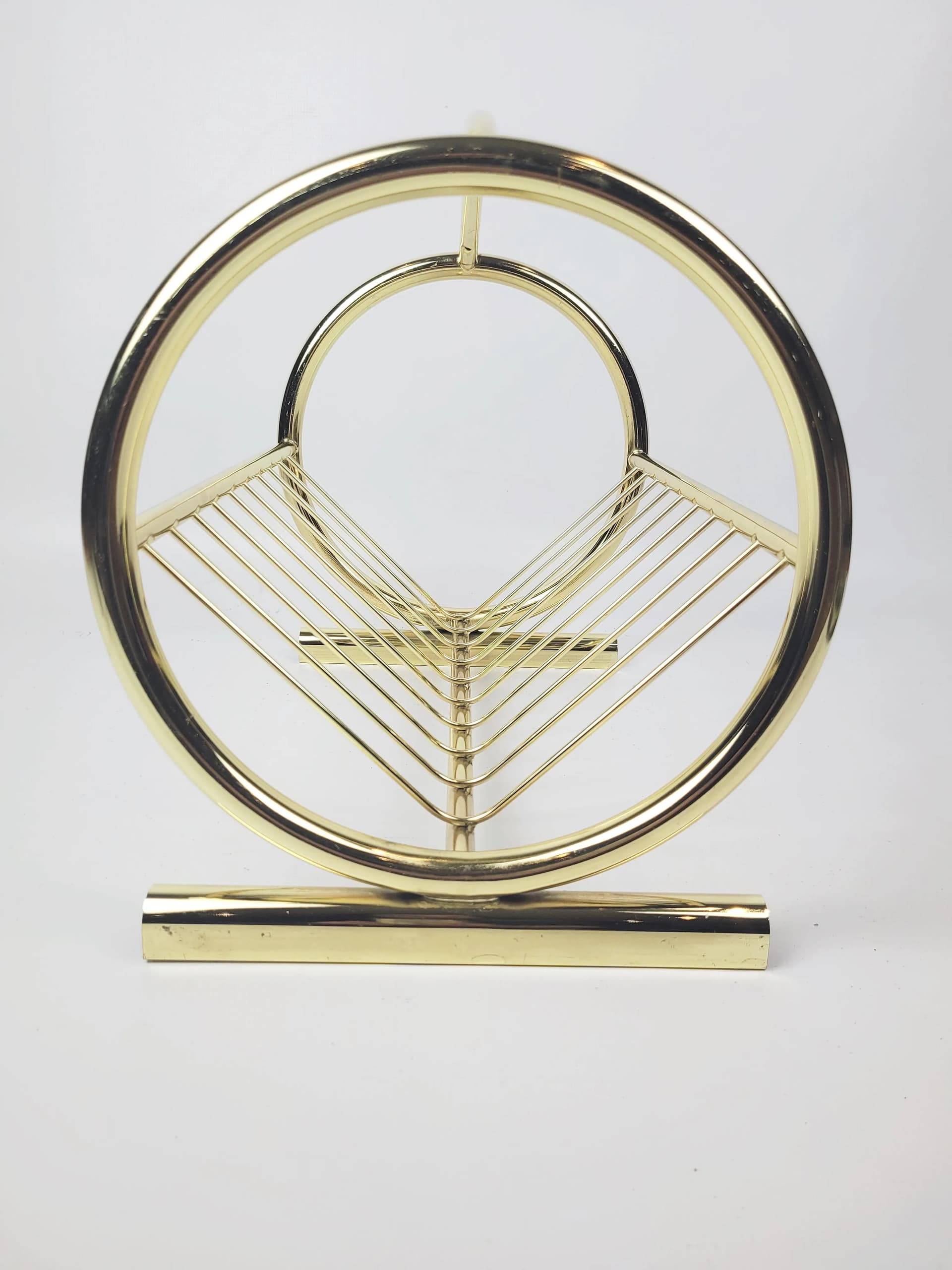 Gazetnik, złoty, metal, Polska, lata 80. - 85678