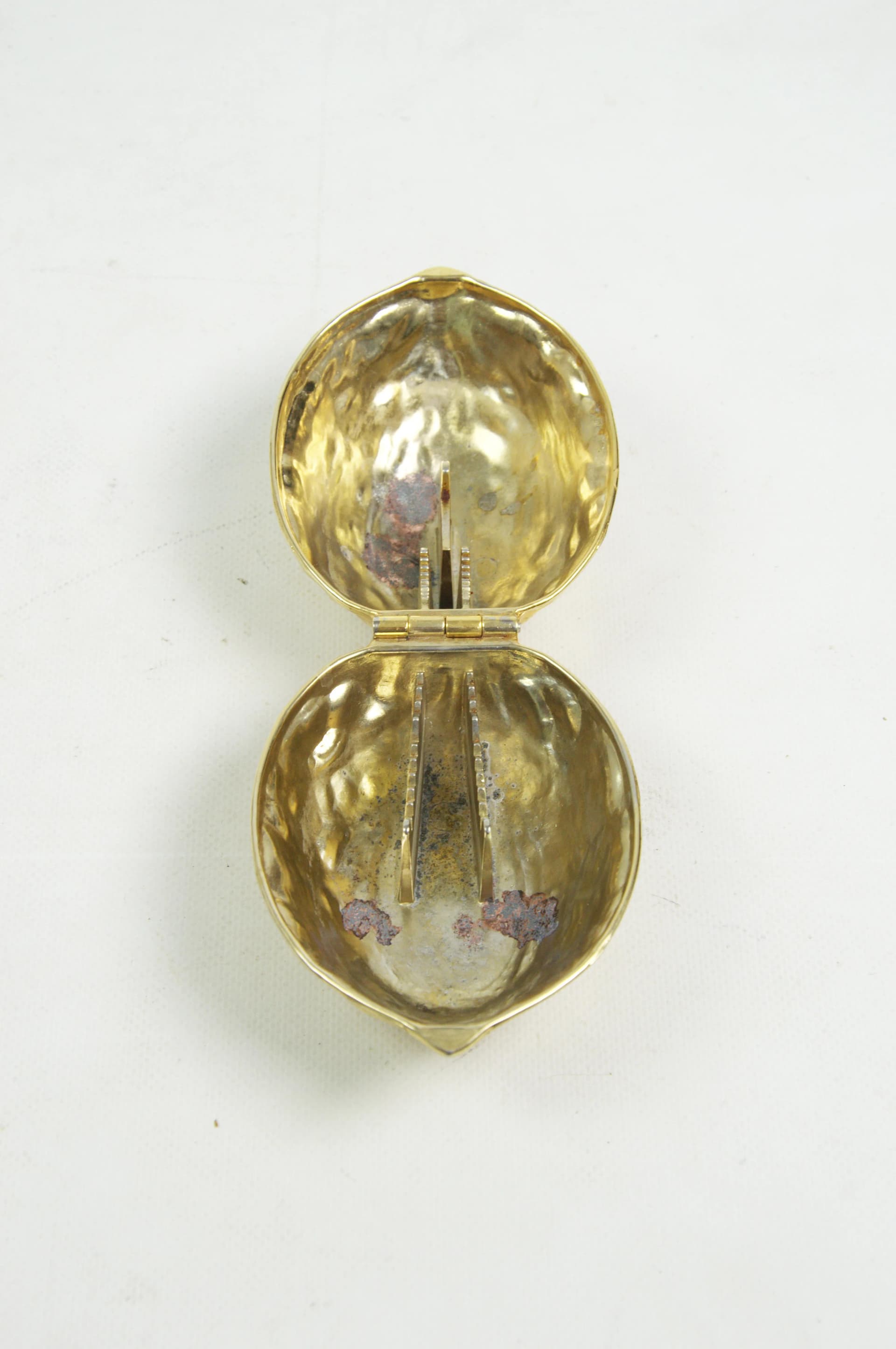 Dziadek do orzechów, złoty, mosiądz, Polska, lata 60. - 85582