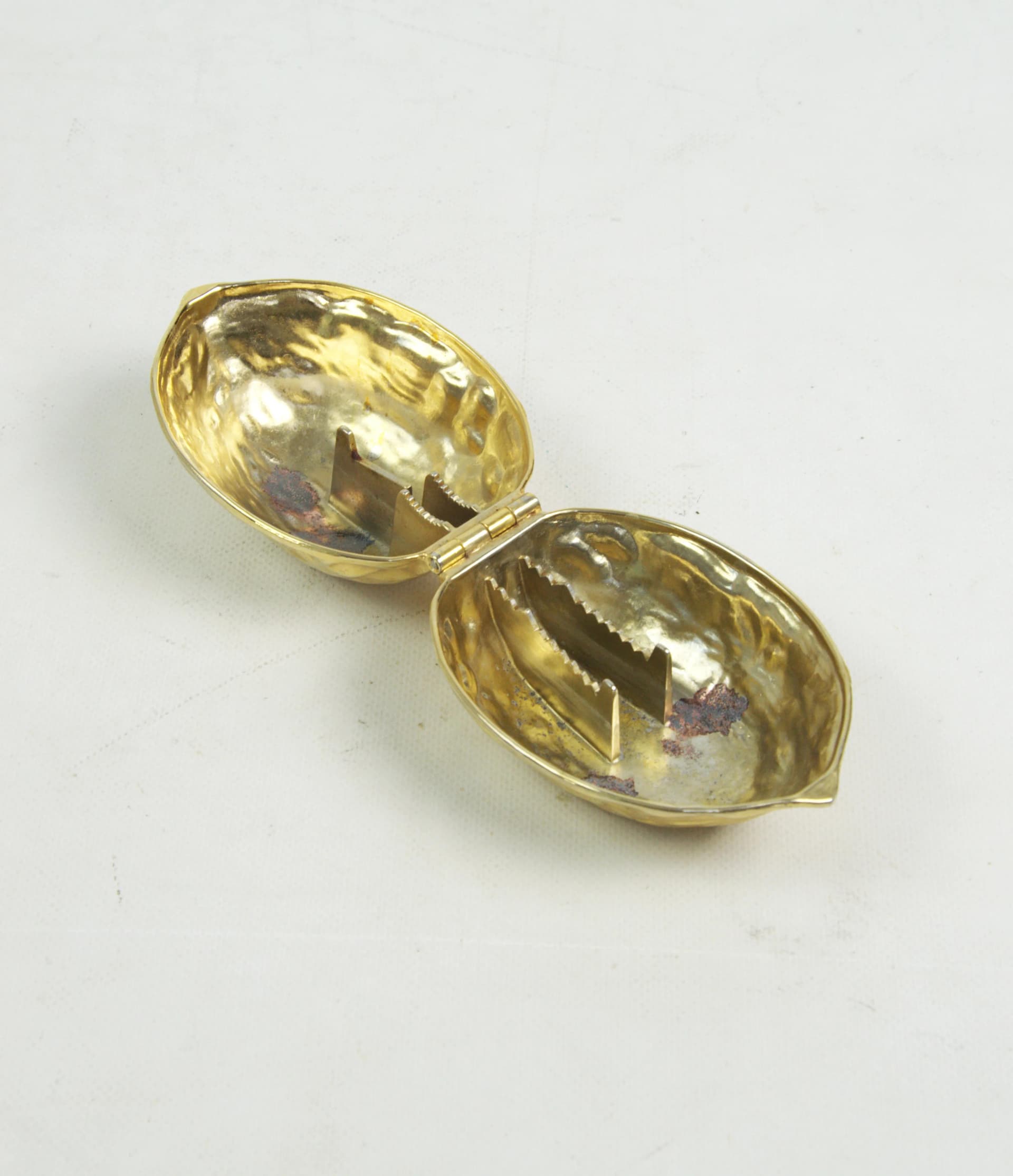 Dziadek do orzechów, złoty, mosiądz, Polska, lata 60. - 85578