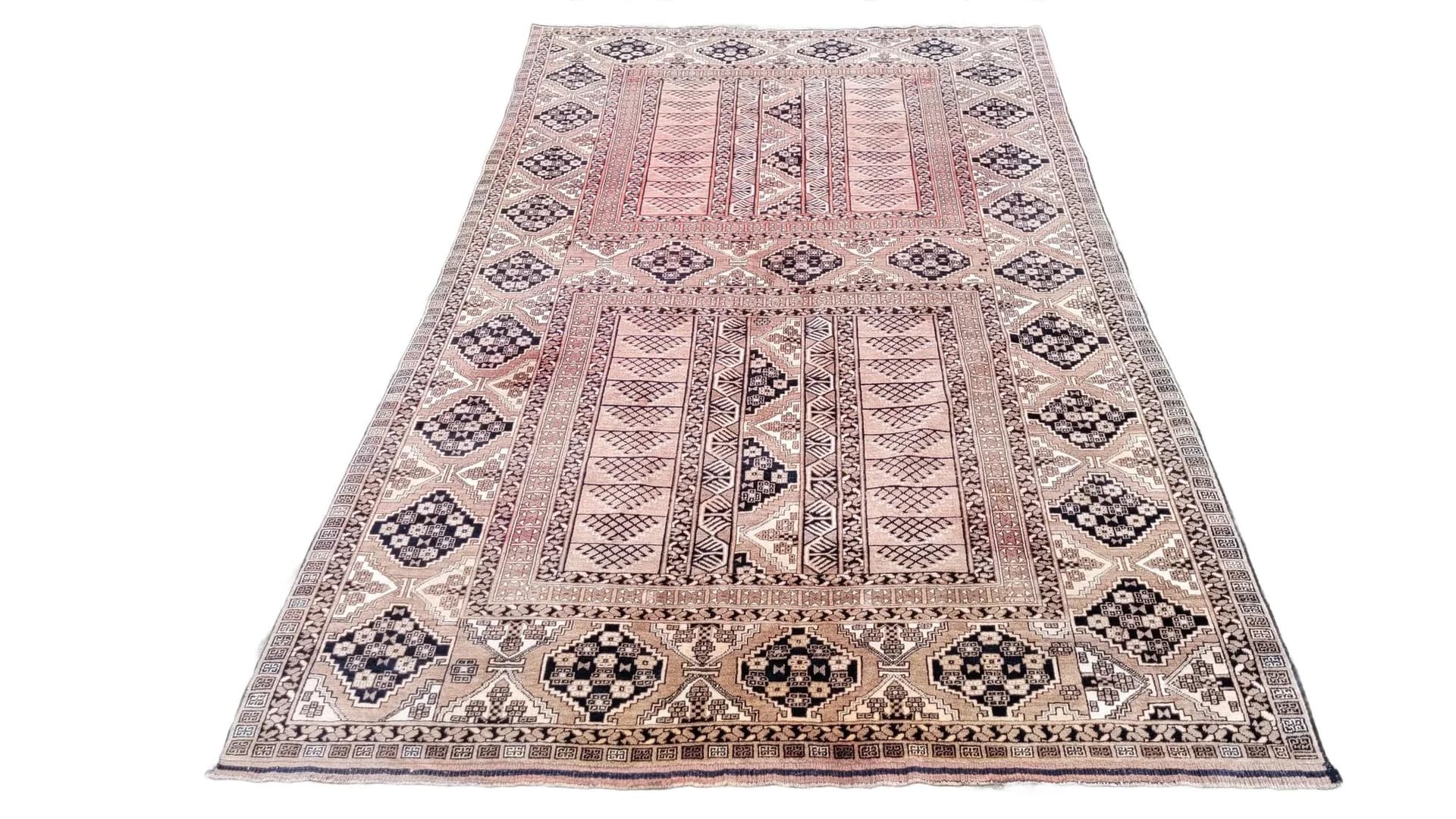 Dywan Tekke, 170x280 cm, czerwony, wełna, Turkmenistan