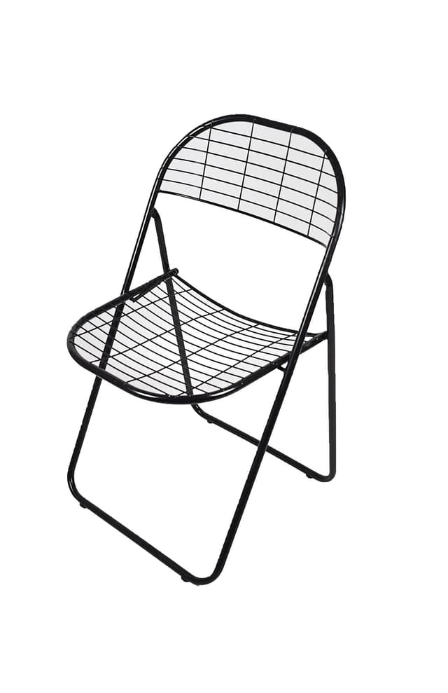 Krzesło Åland, stal czarna, proj. N. Gammelgaard, dla IKEA, Szwecja, lata 80. - WYMIARY