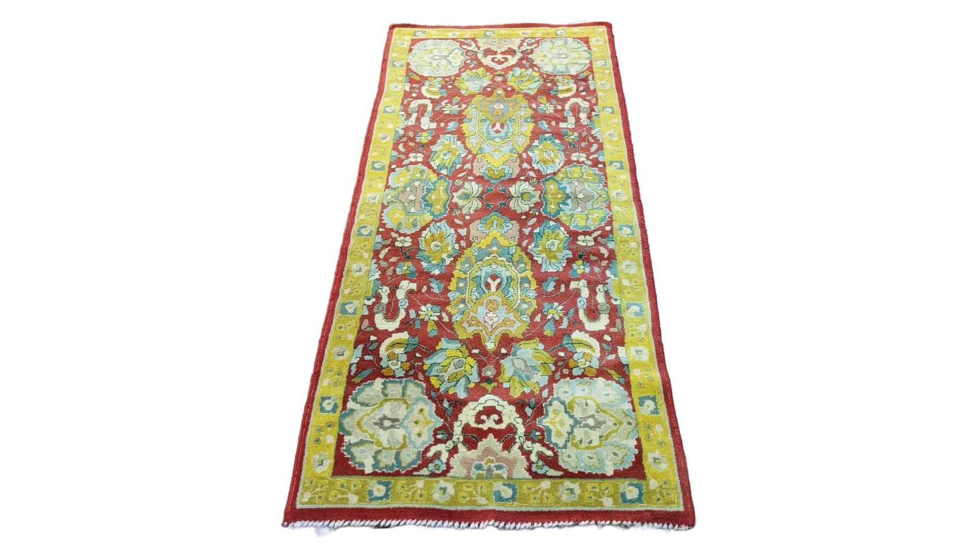 Dywan Tetex, 85x197 cm, multikolor, wełna, Niemcy, lata 60.