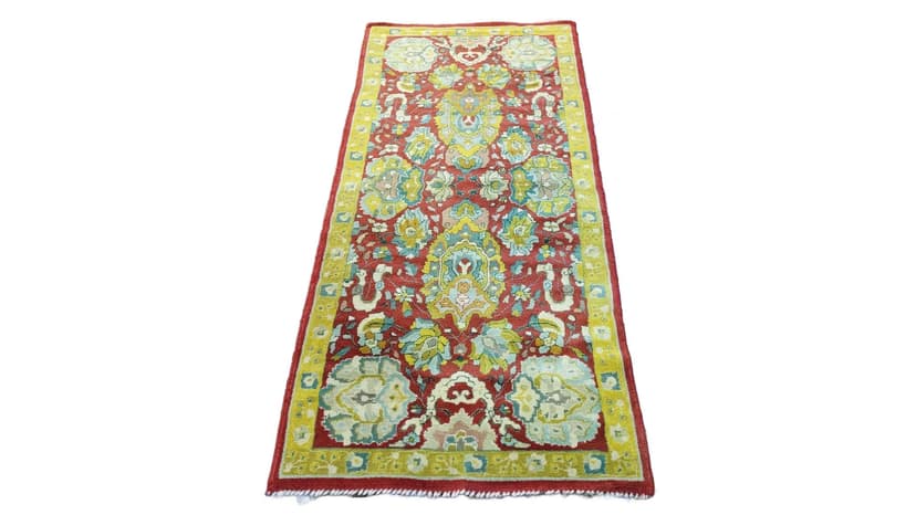 Dywan Tetex, 85x197 cm, multikolor, wełna, Niemcy, lata 60.