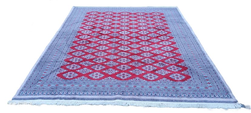 Dywan Buchara 285x350cm, czerwony, wełna, Pakistan