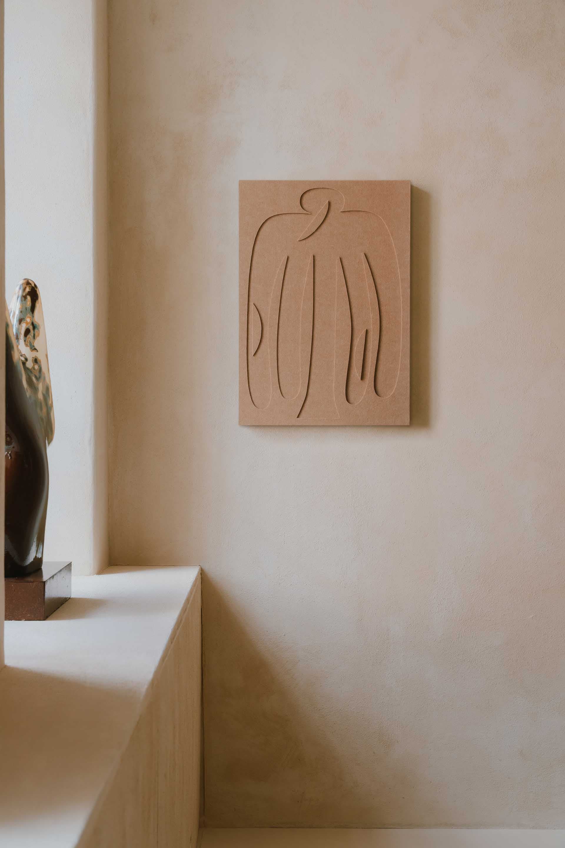 Relief Bocian 42x60 cm, LUDISM - 8706