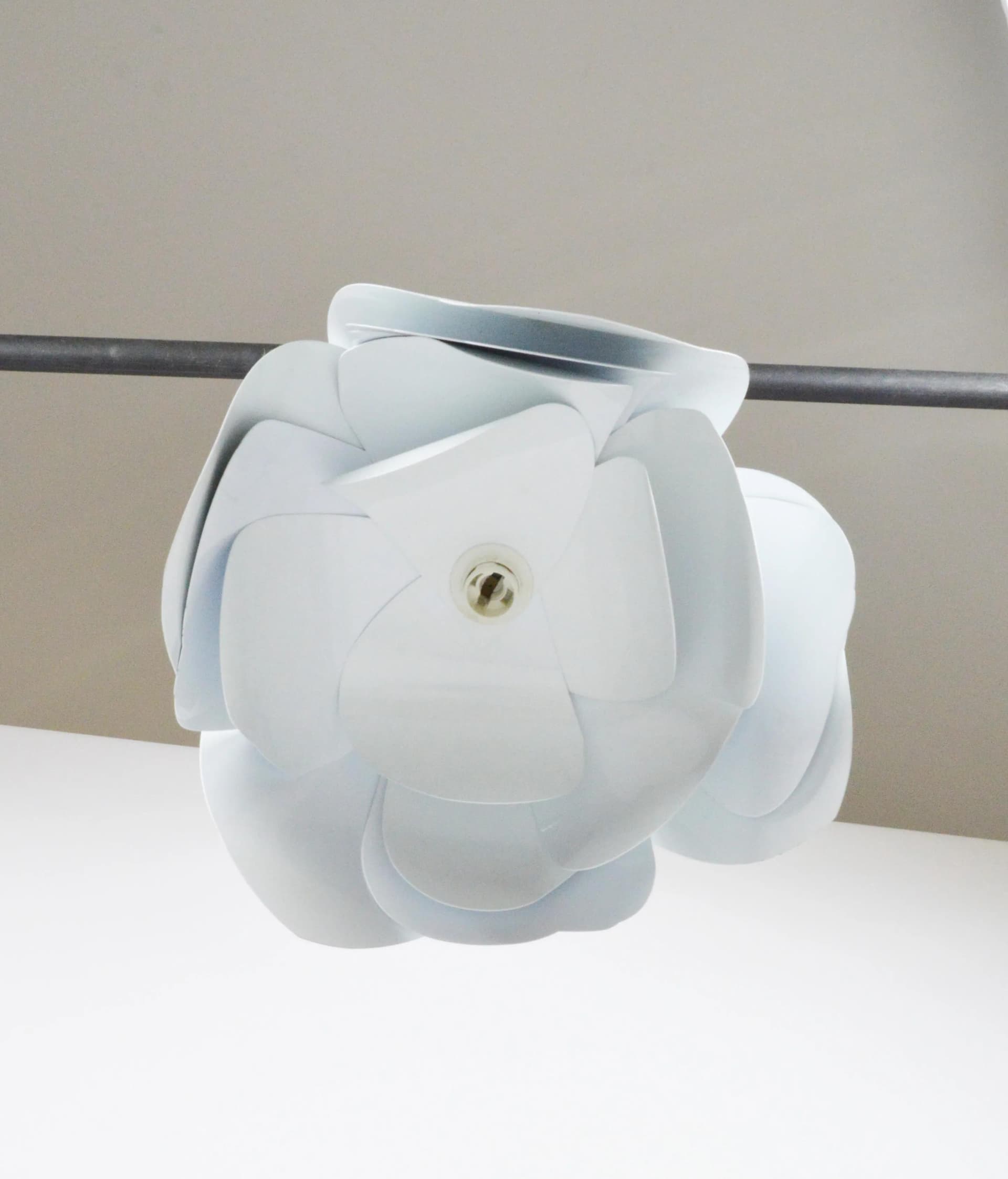 Pendant lamp, white metal, Sweden, 1980s. - 85335