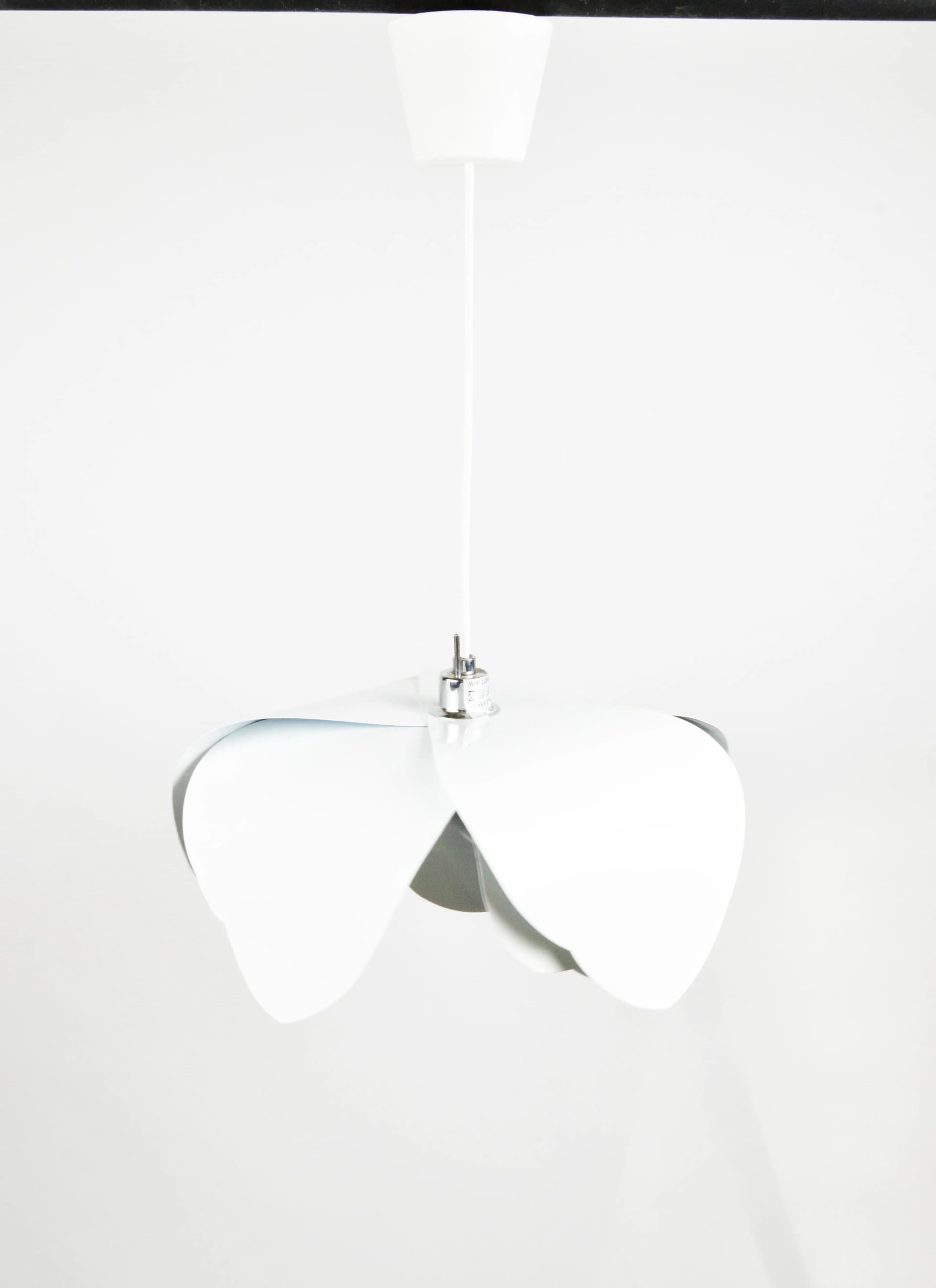 Pendant lamp, white metal, Sweden, 1980s. - 85330