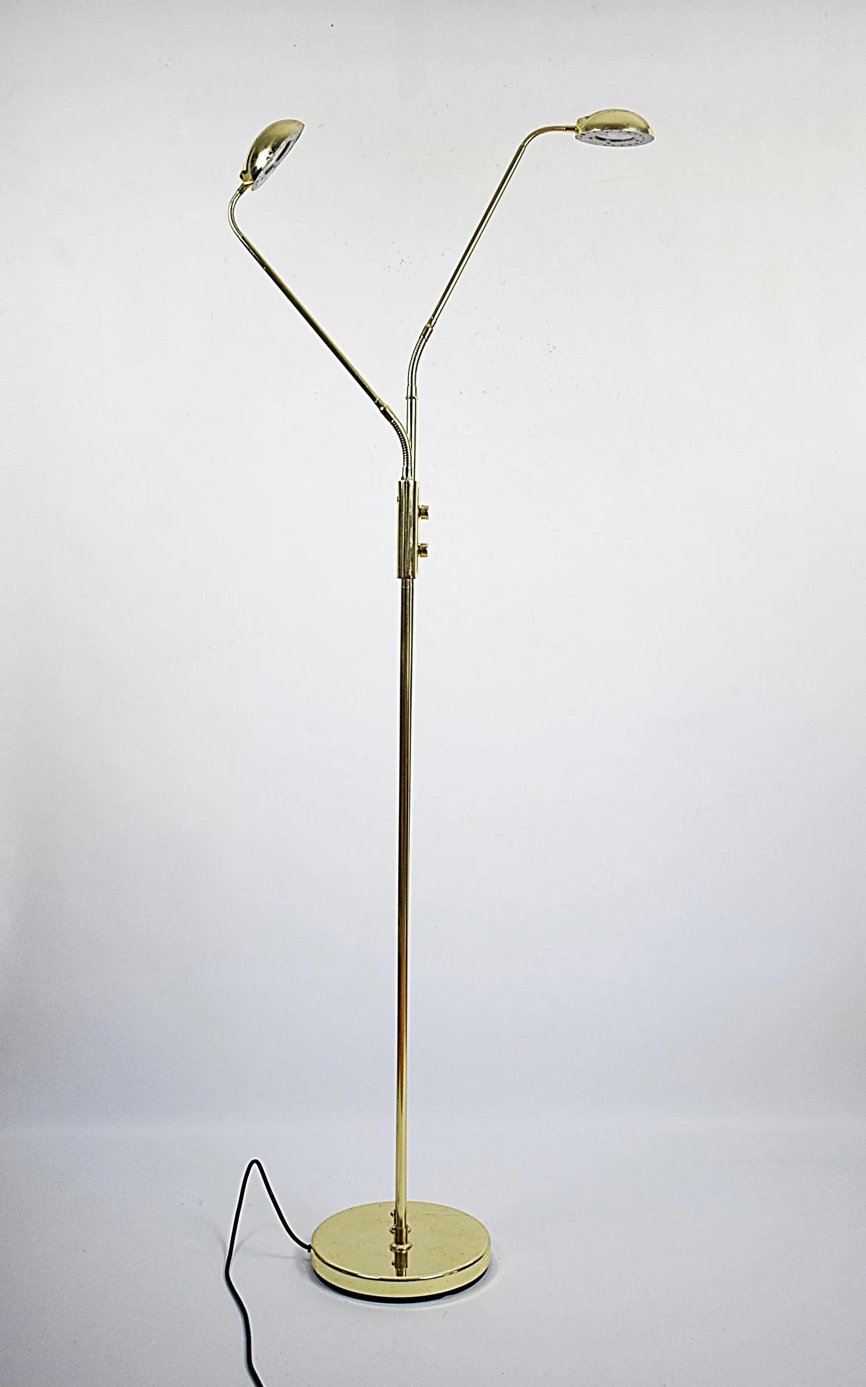 Floor lamp, copper brass, Poland, 1990s. - 85243