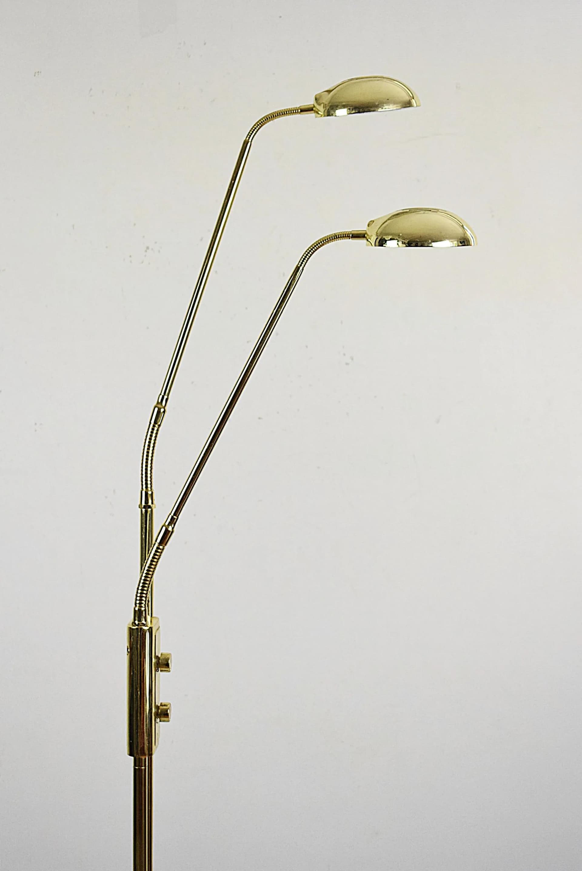 Floor lamp, copper brass, Poland, 1990s. - 85244