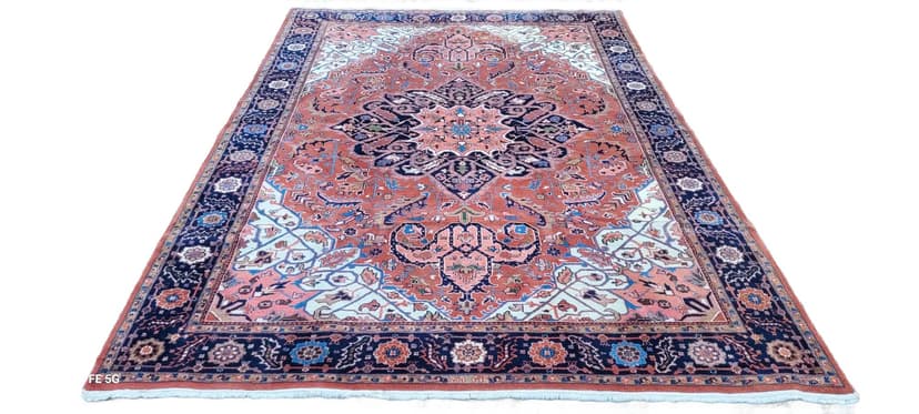 Dywan Indo-Heriz, 215x315 cm, multikolor, wełna, Indie