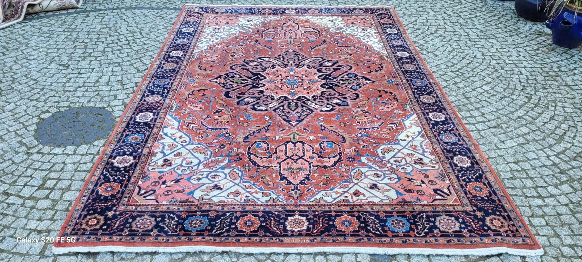 Dywan Indo-Heriz, 215x315 cm, multikolor, wełna, Indie - 88087