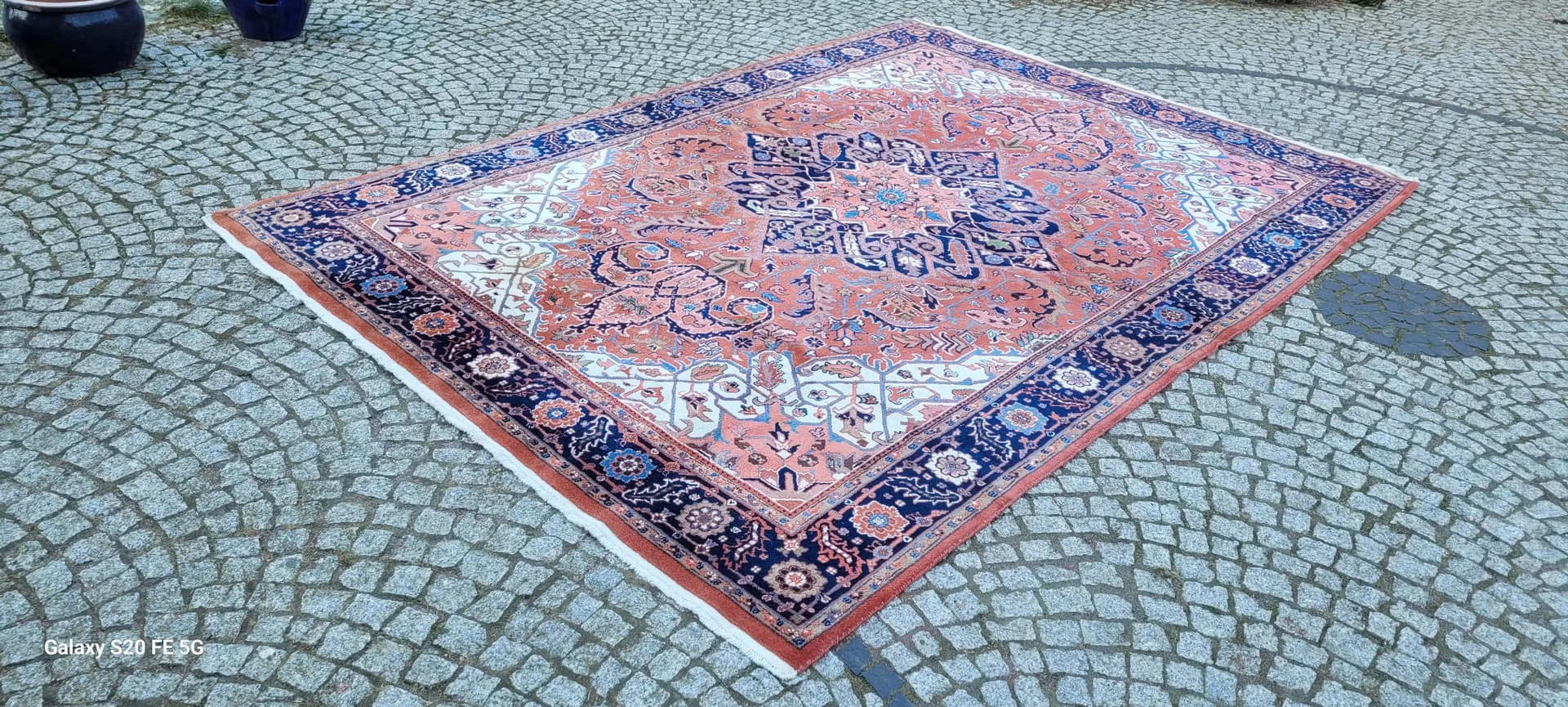 Dywan Indo-Heriz, 215x315 cm, multikolor, wełna, Indie - 88085