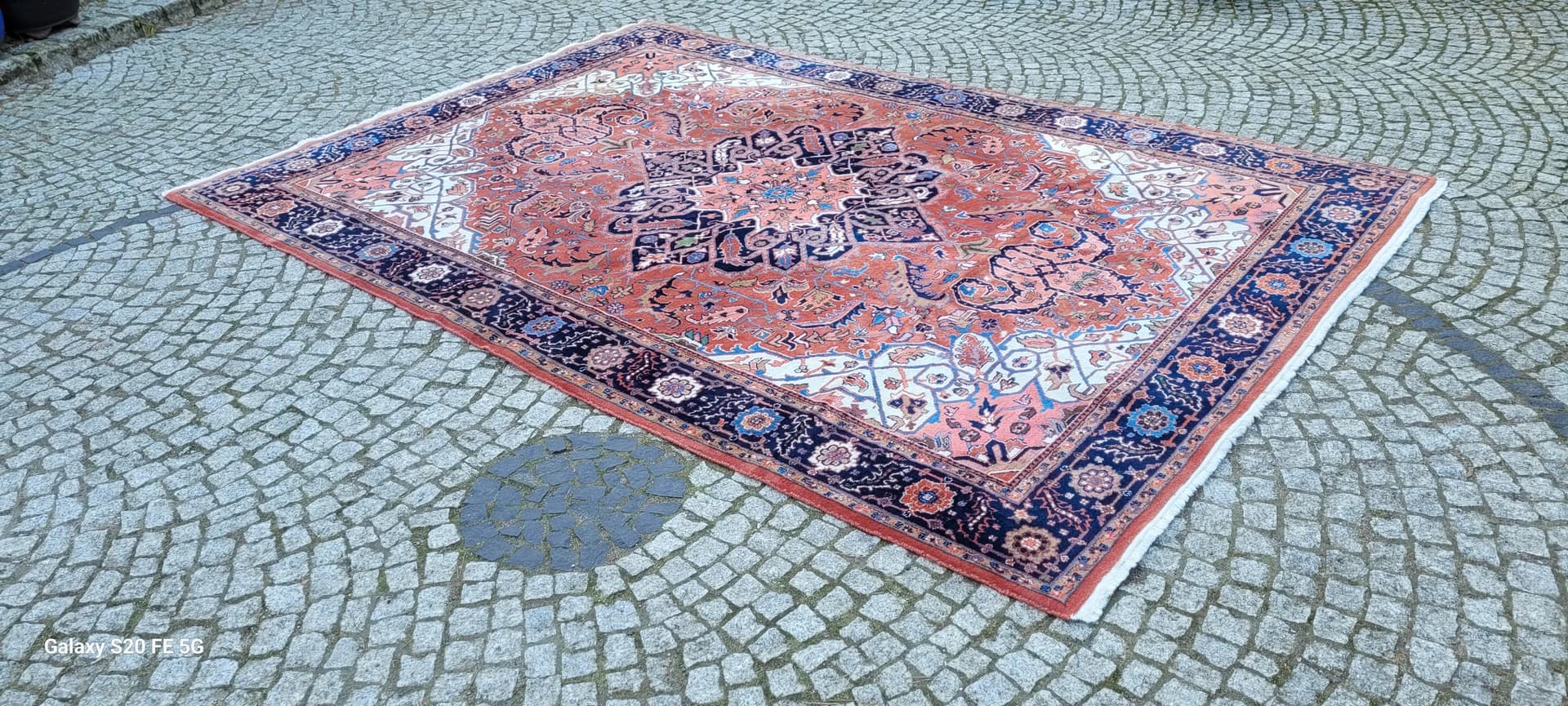 Dywan Indo-Heriz, 215x315 cm, multikolor, wełna, Indie - 88086