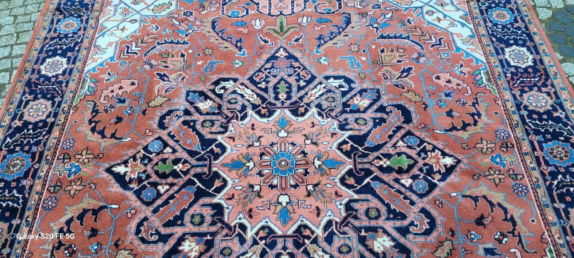 Dywan Indo-Heriz, 215x315 cm, multikolor, wełna, Indie - 88091