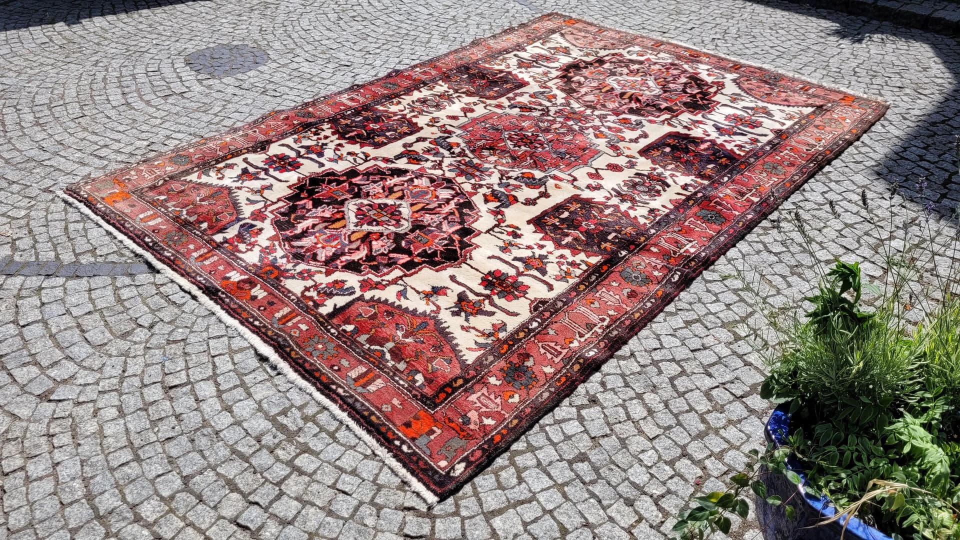 Dywan Bakhtiar 215x335 cm, multikolor, wełna, Iran, lata 60. - 88039