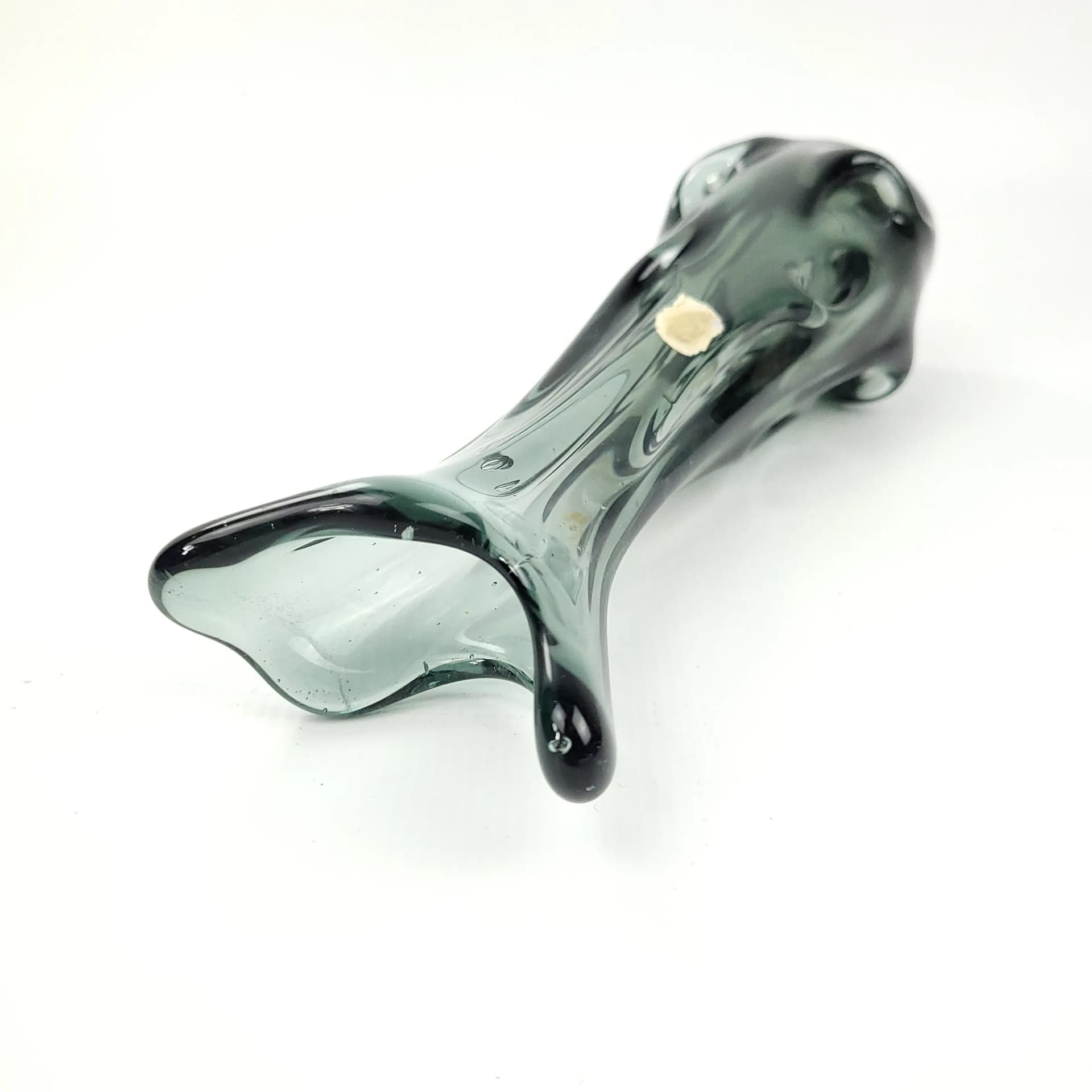 Wazon, turkusowy, szkło, Szwecja, lata 60. - 85119