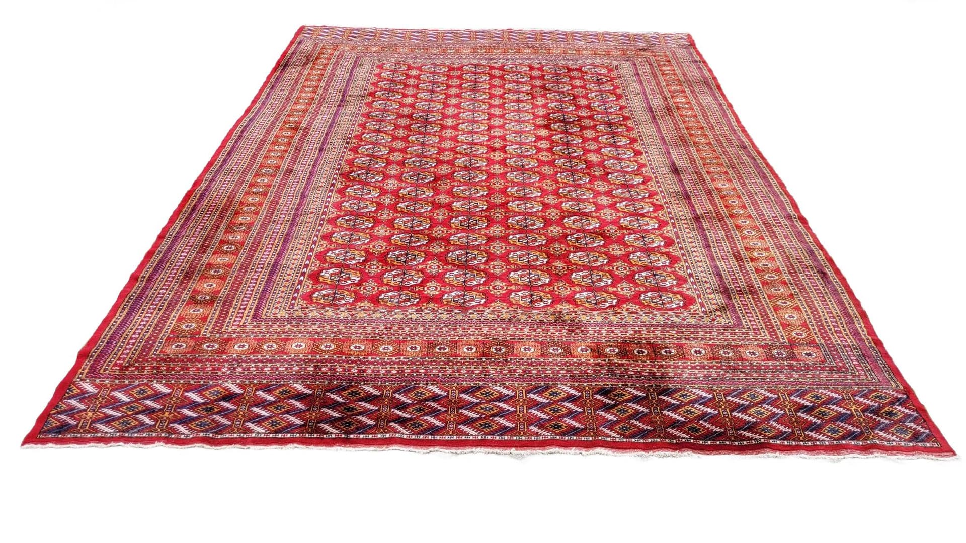 Rug Buchara 285x395cm, red, wool, Pakistan
